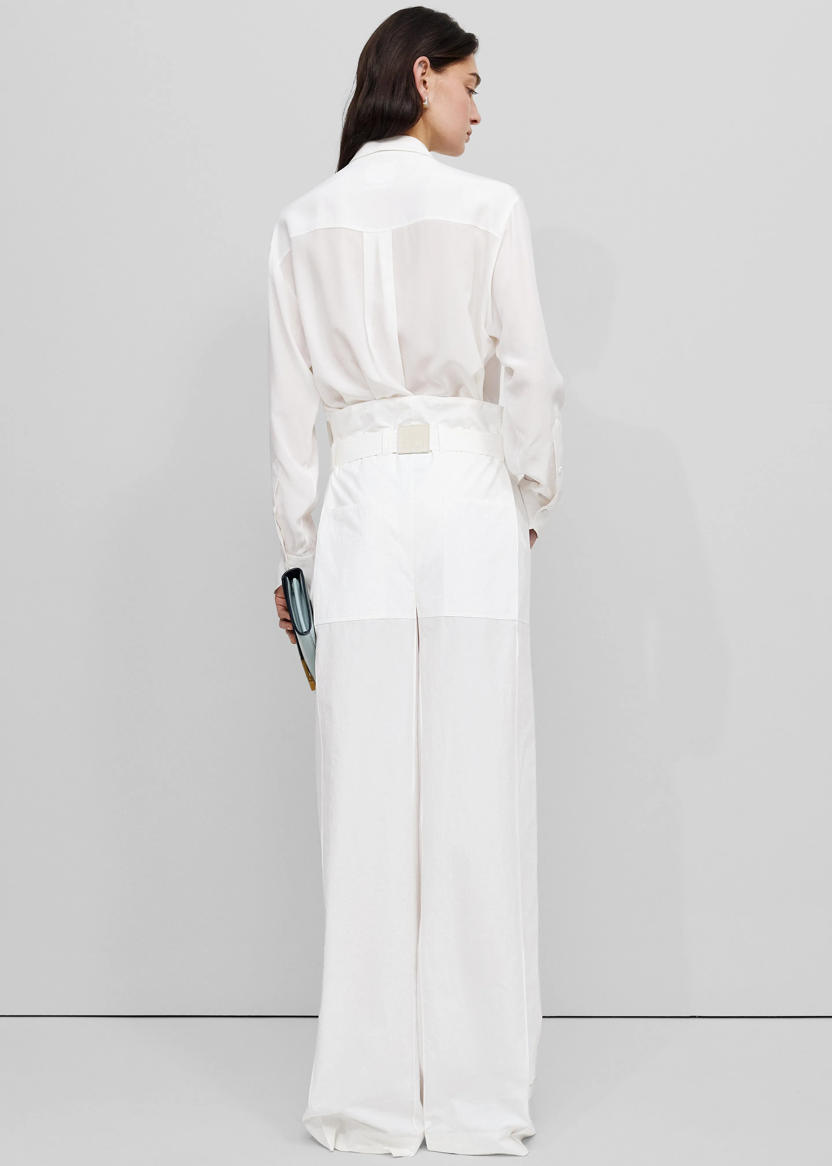 Bevza 3D-Collar Shirt - Ivory sold by Frankie Shop product image thumbnail 5