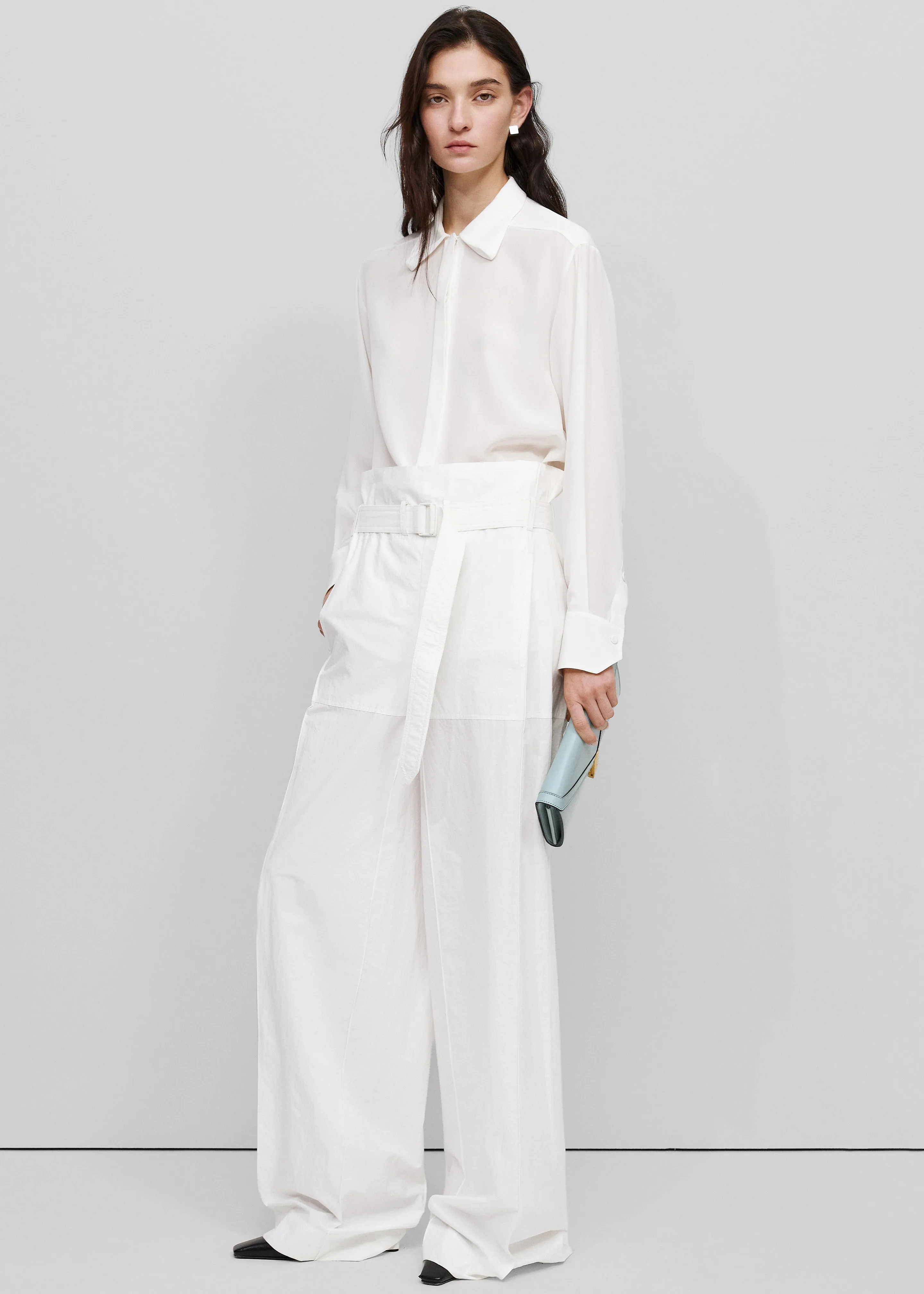 Bevza 3D-Collar Shirt - Ivory sold by Frankie Shop product image thumbnail 3
