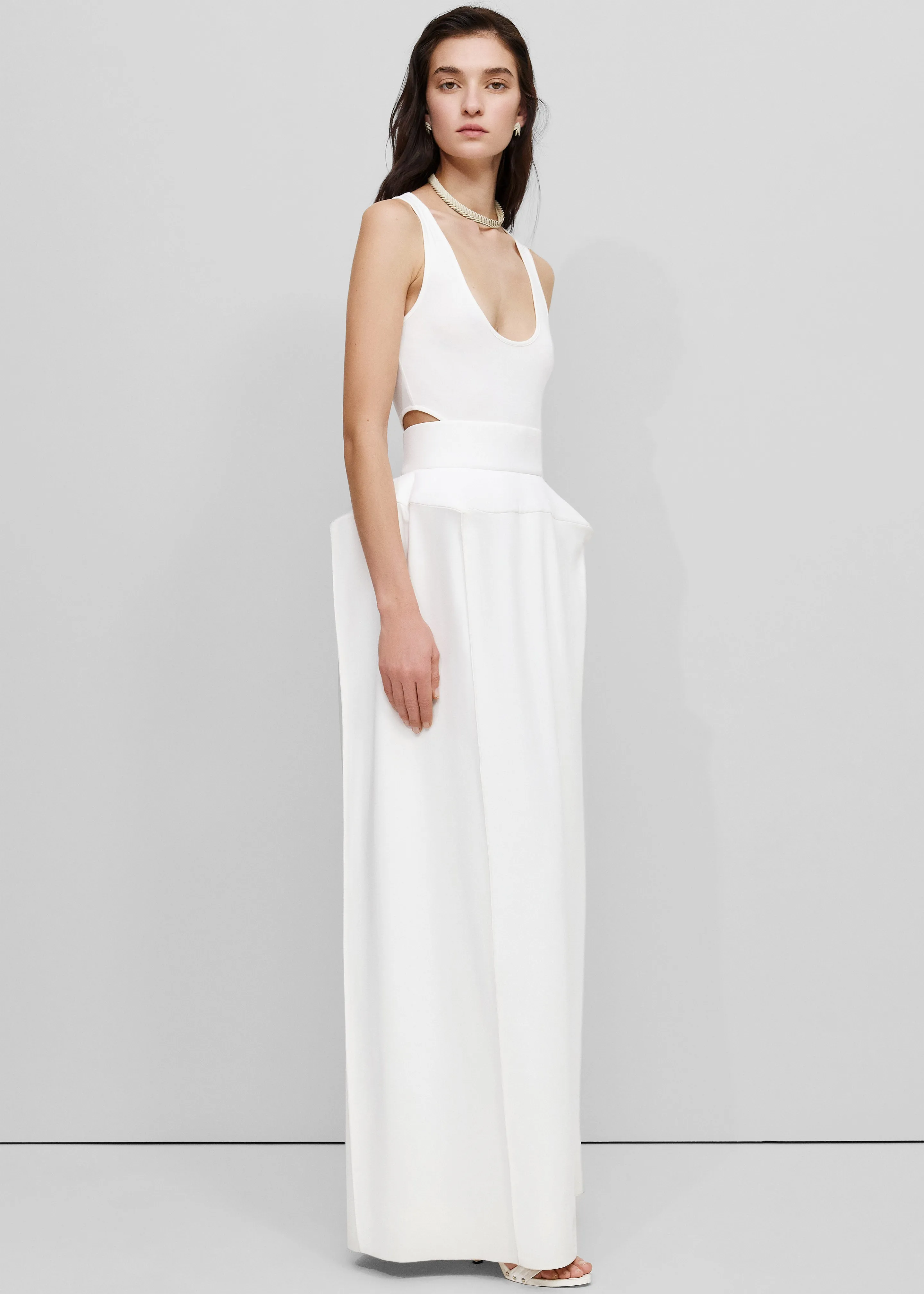 Bevza Structured Skirt - Ivory sold by Frankie Shop product image thumbnail 5