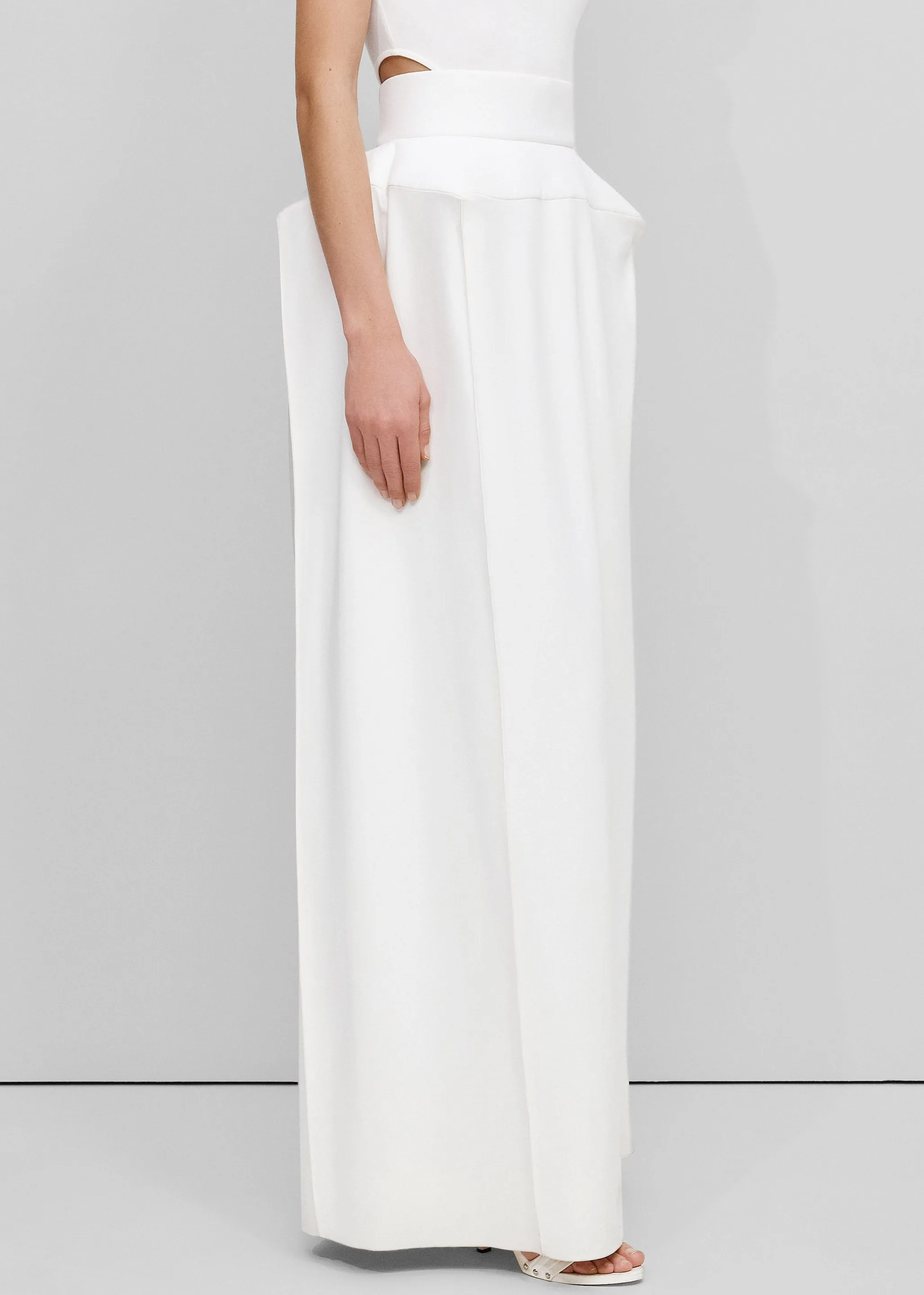 Bevza Structured Skirt - Ivory sold by Frankie Shop product image thumbnail 3