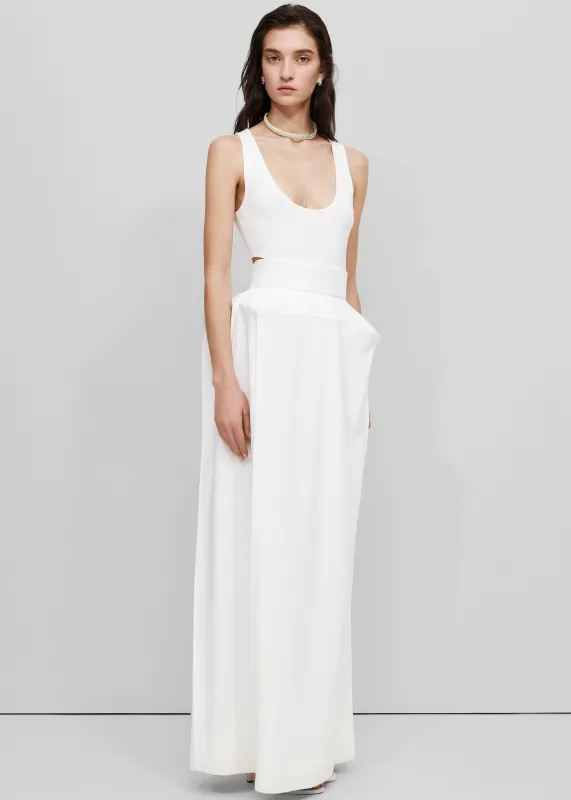 Bevza Structured Skirt - Ivory made by Bevza