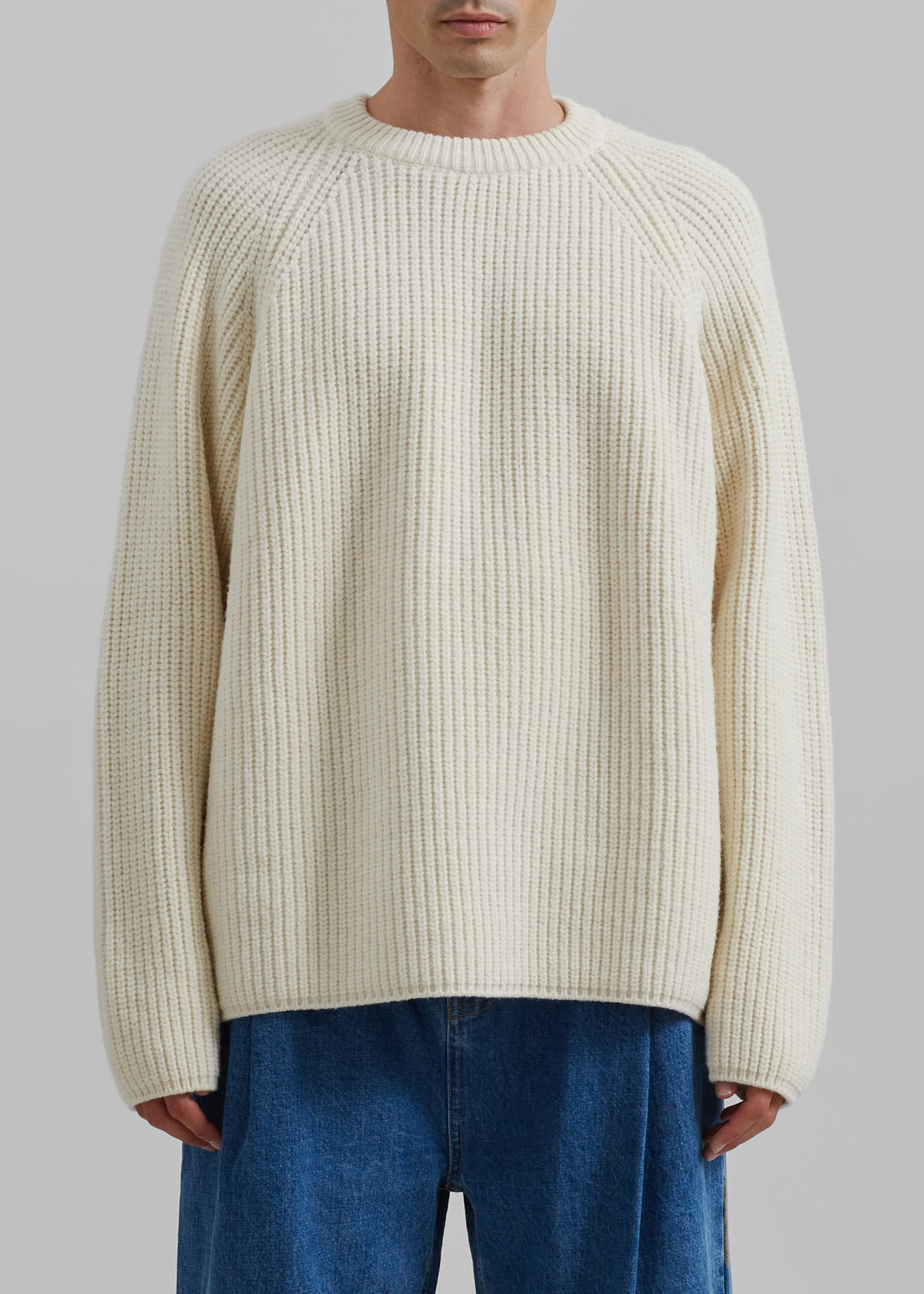 Carter Crewneck Sweater - Beige sold by Frankie Shop product image thumbnail 2