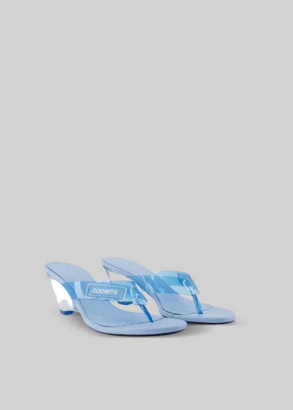 Coperni Lift Flip Flops - Light Blue made by Coperni Paris