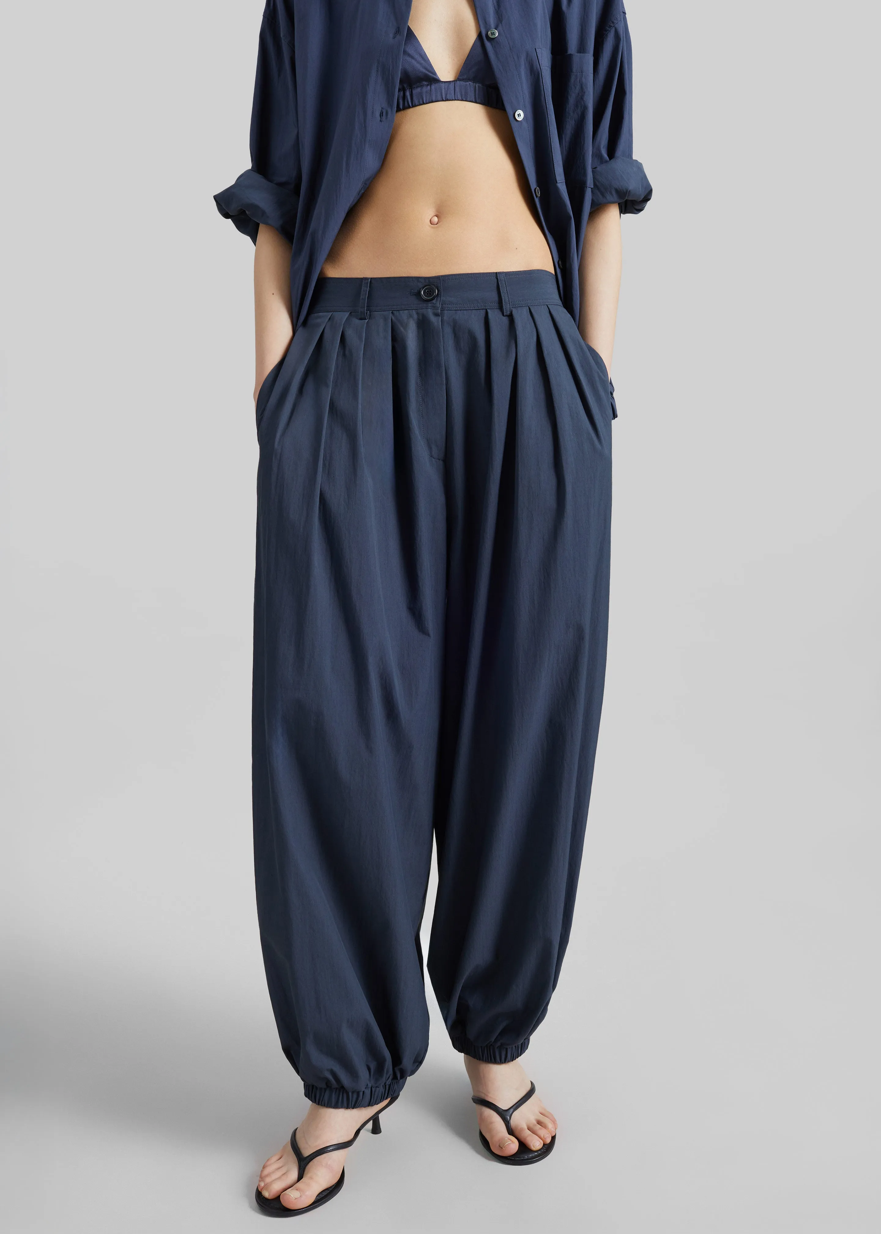 Vannes Balloon Pants - Navy sold by Frankie Shop product image thumbnail 5