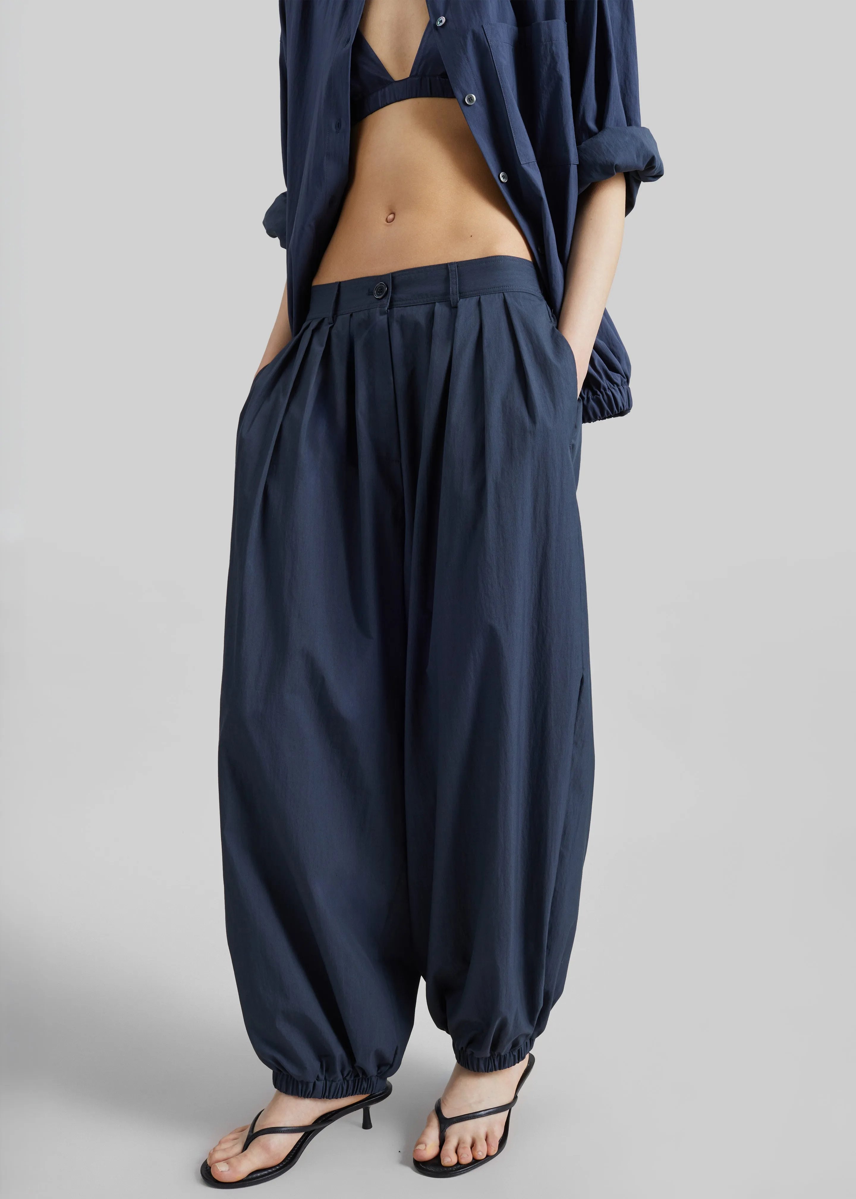 Vannes Balloon Pants - Navy sold by Frankie Shop product image thumbnail 2