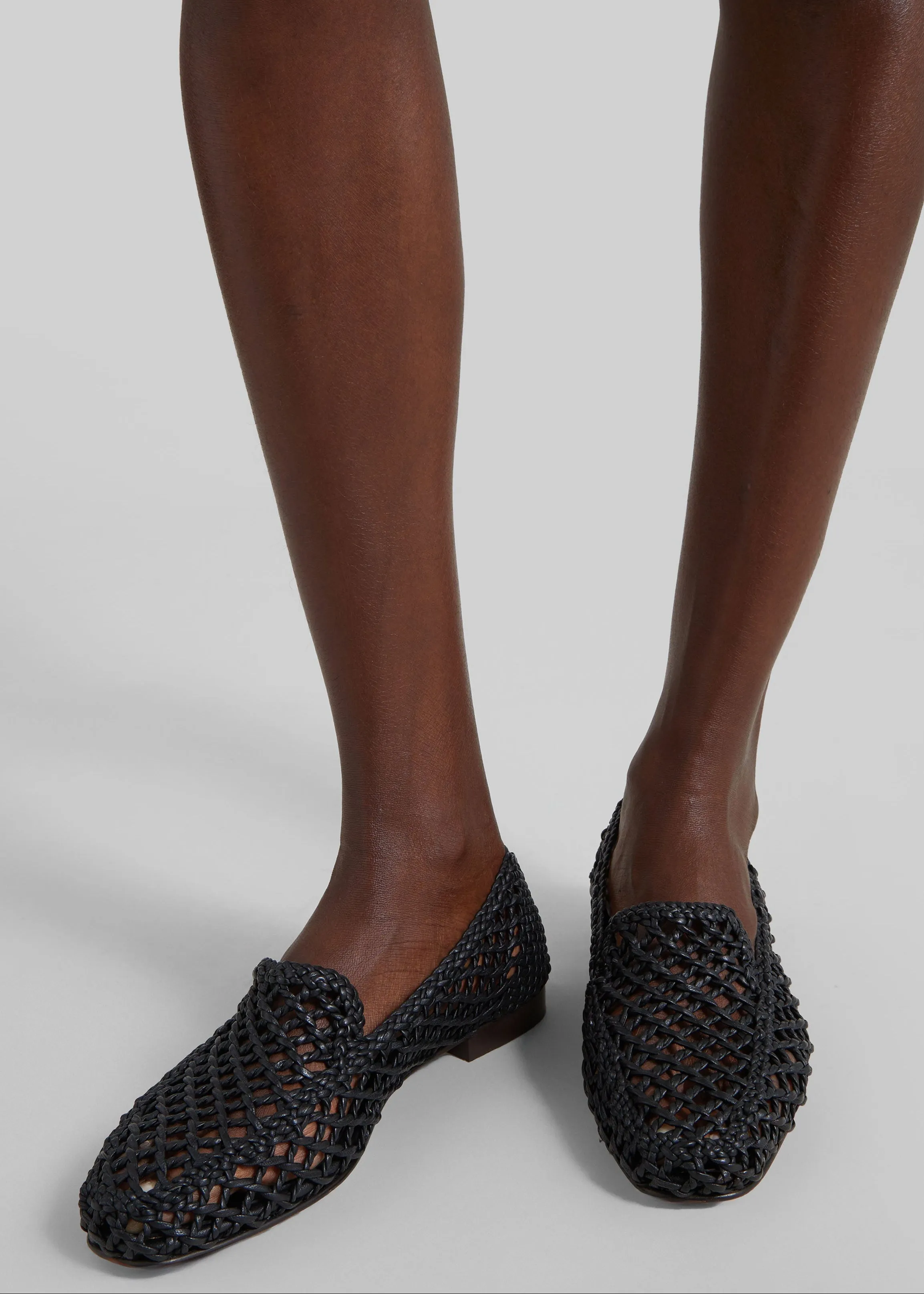Le Monde Beryl Soft Knotted Loafers - Black sold by Frankie Shop product image thumbnail 2