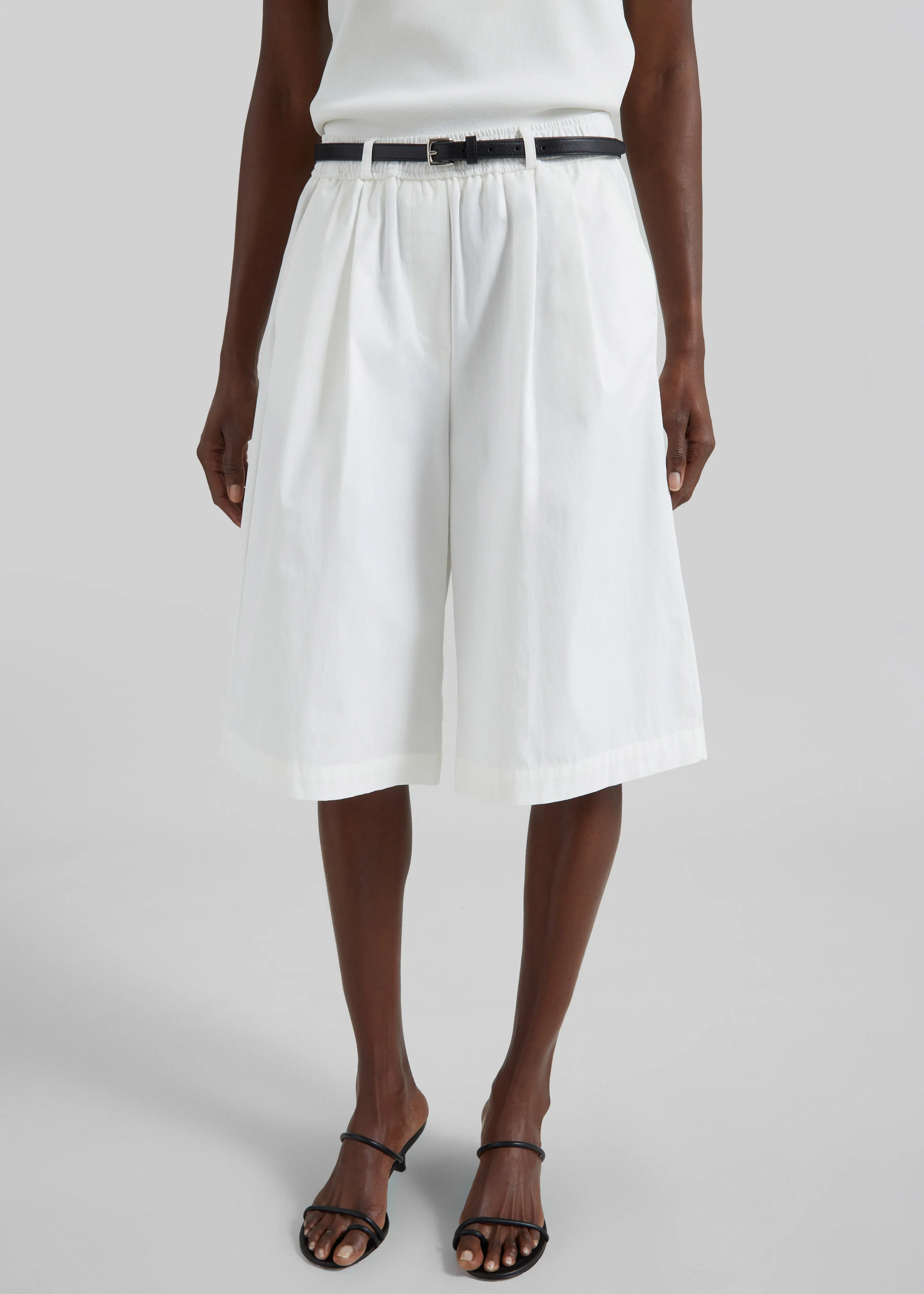 Arvert Bermuda Shorts - White sold by Frankie Shop product image thumbnail 5