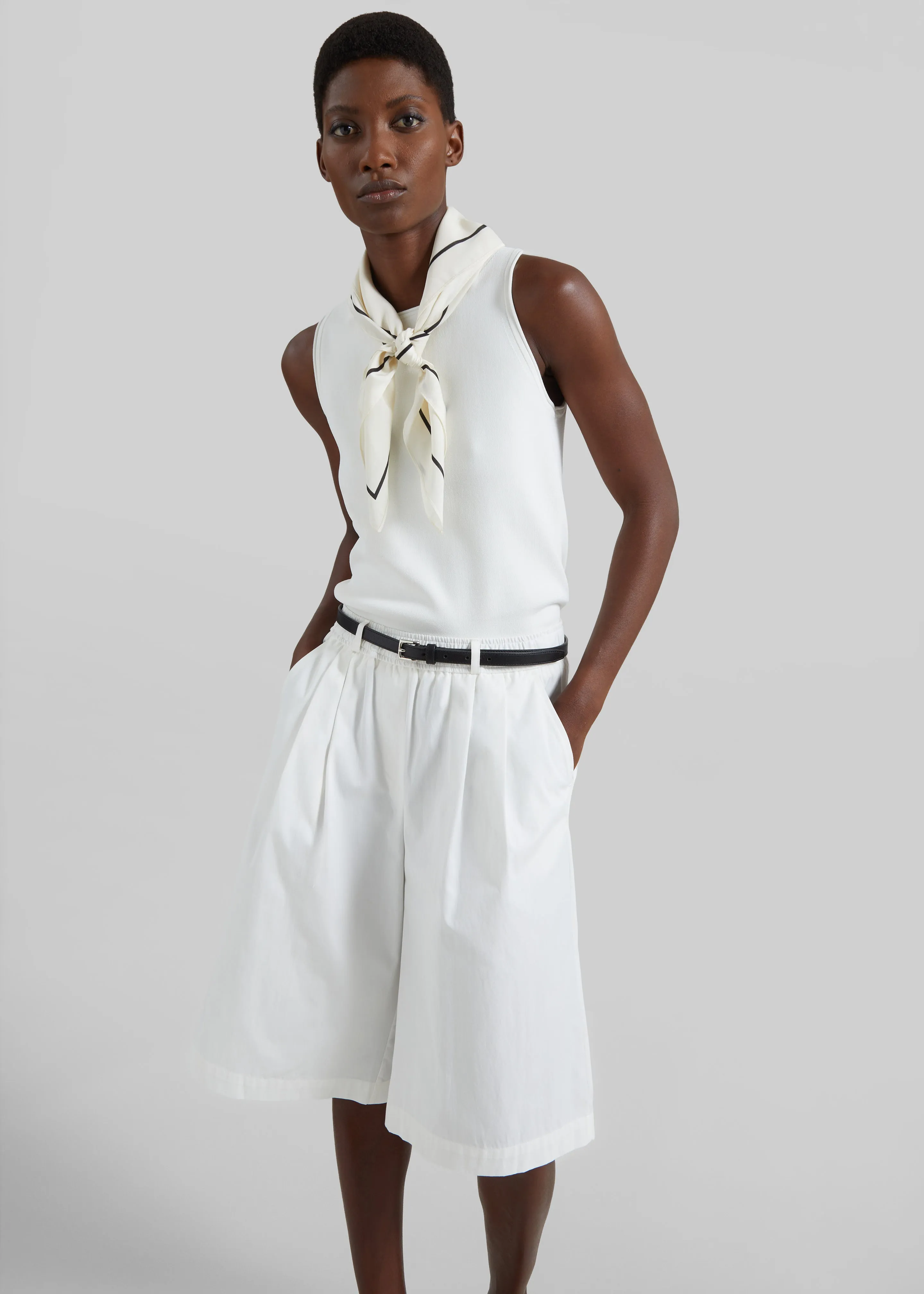 Arvert Bermuda Shorts - White sold by Frankie Shop