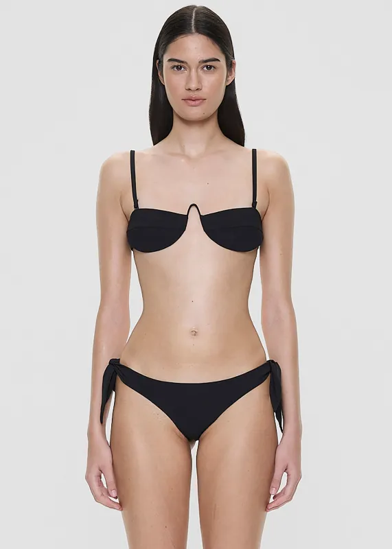 Christopher Esber Porto Side Tie Brief - Black made by Christopher Esber