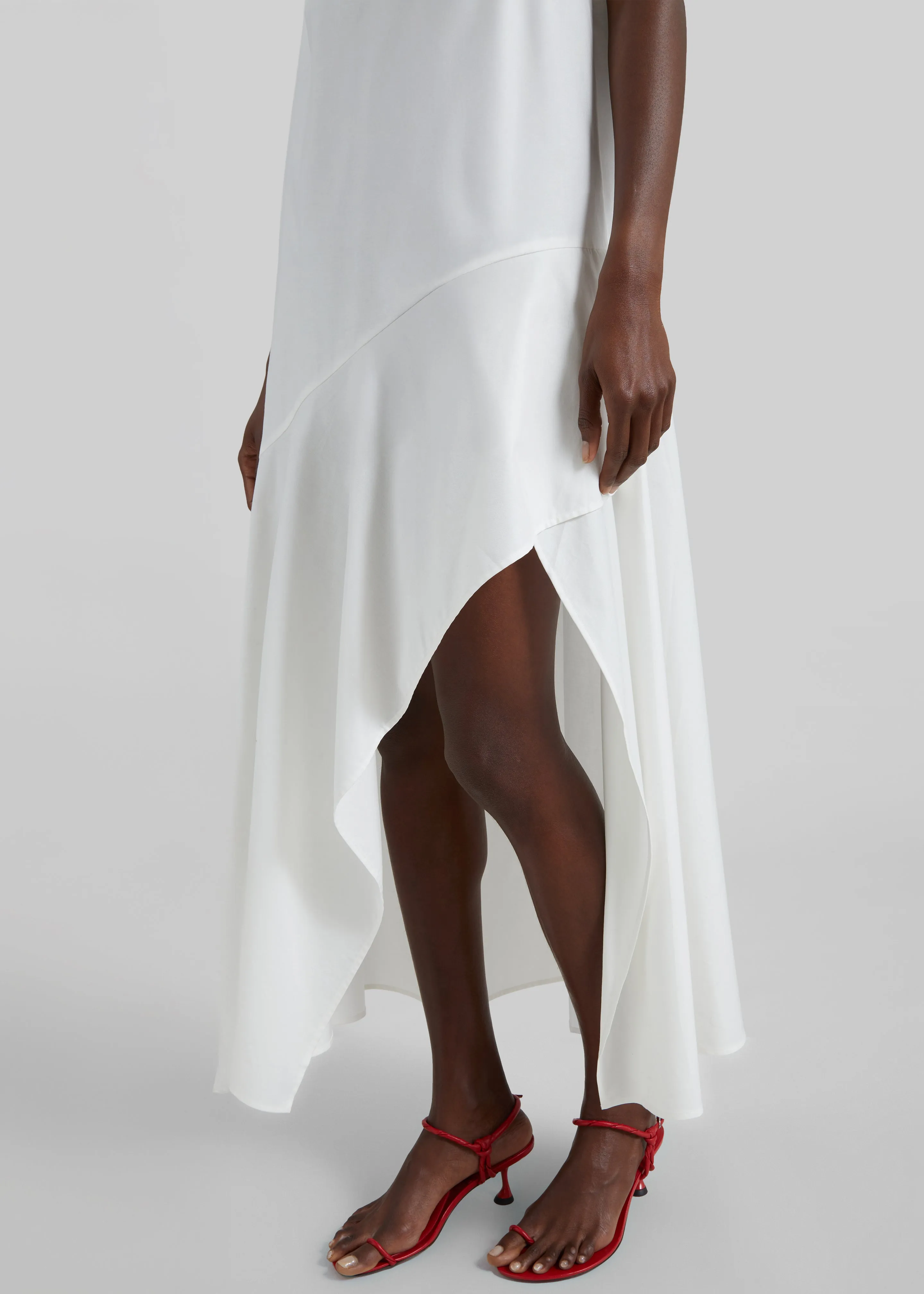 St. Agni Oxford Strapless Asymm Dress - White sold by Frankie Shop product image thumbnail 2