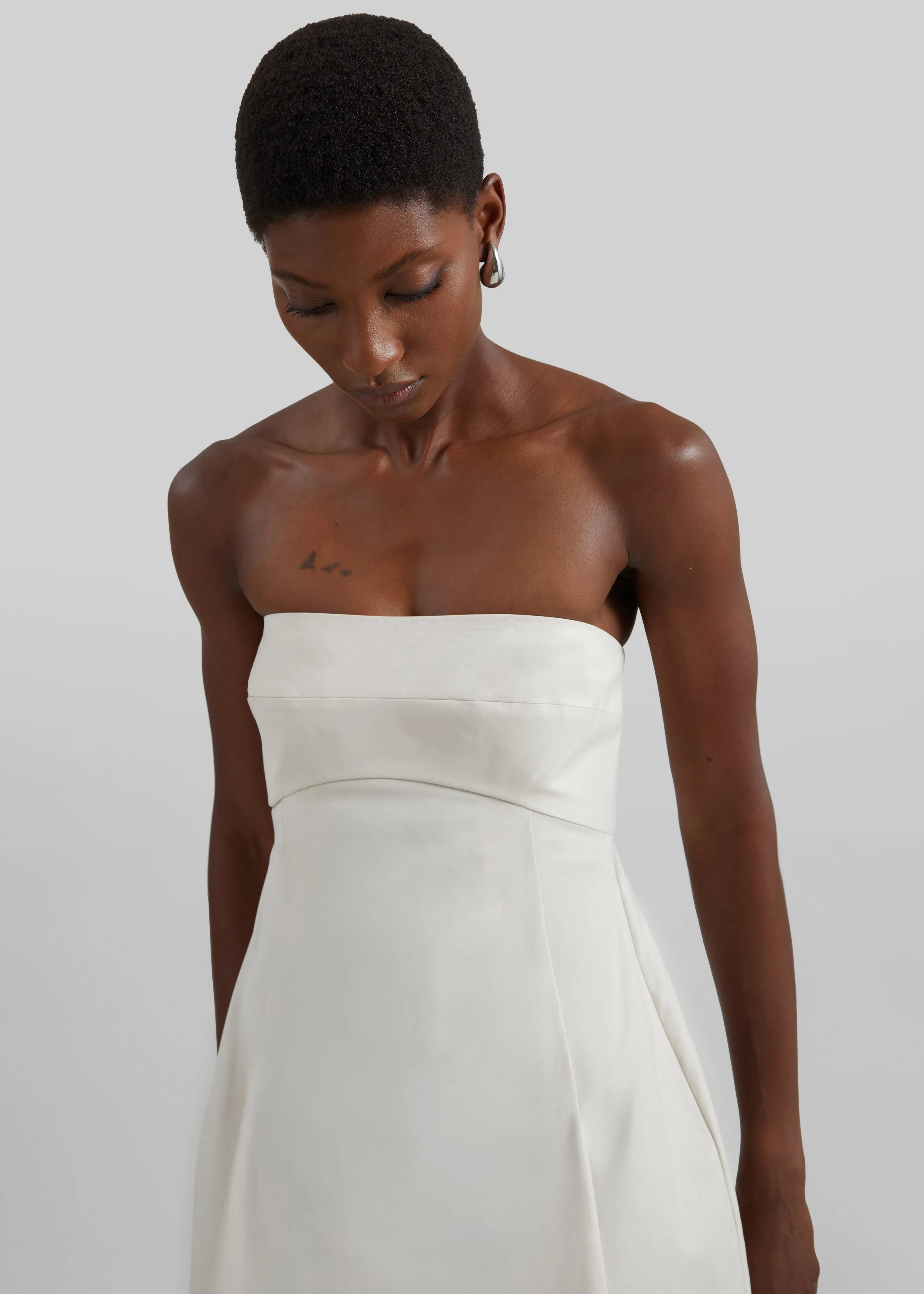 St. Agni Canvas Pleat Cocoon Dress - Shell sold by Frankie Shop product image thumbnail 4