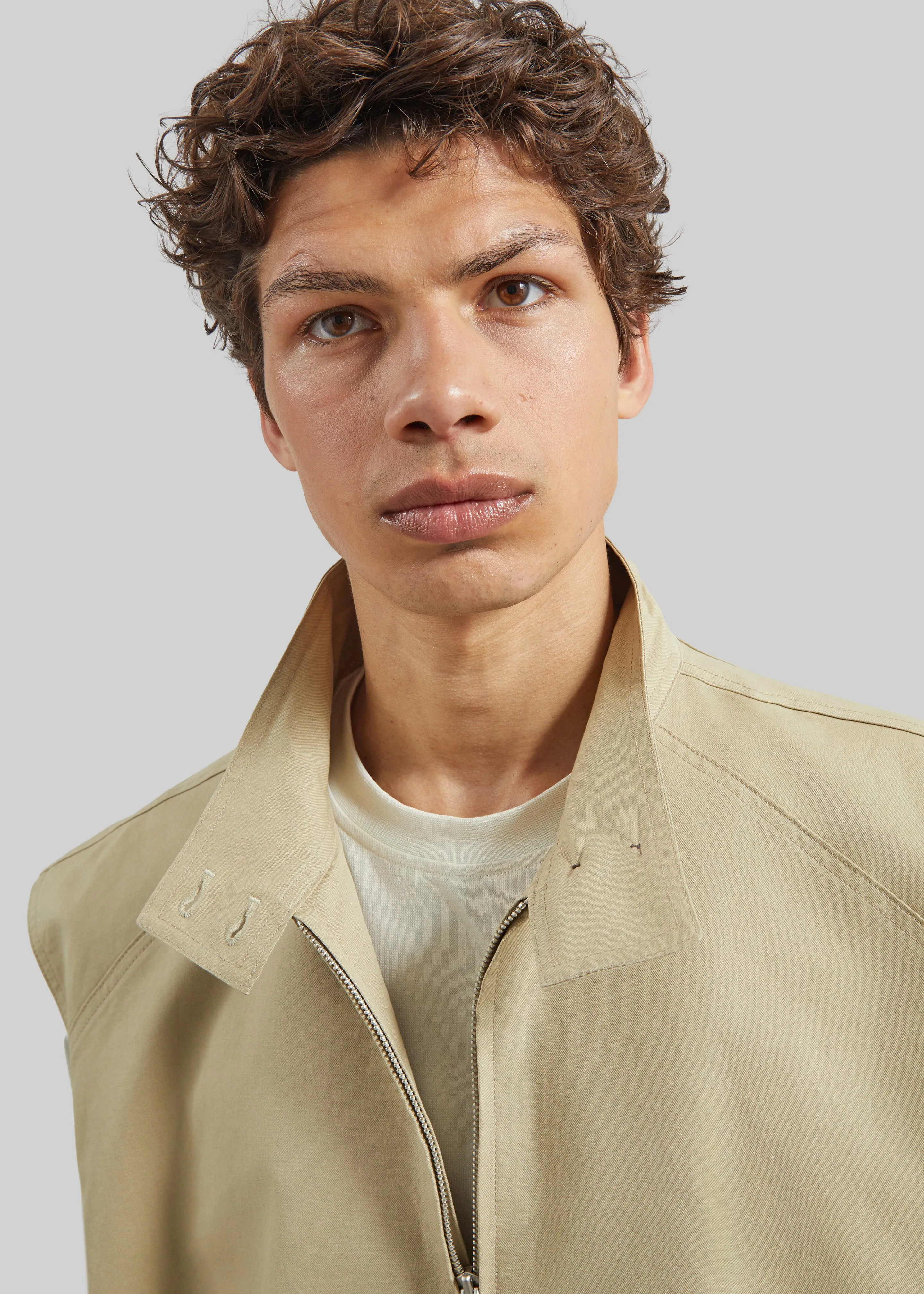 Oltrano Sleeveless Jacket - Beige sold by Frankie Shop product image thumbnail 4