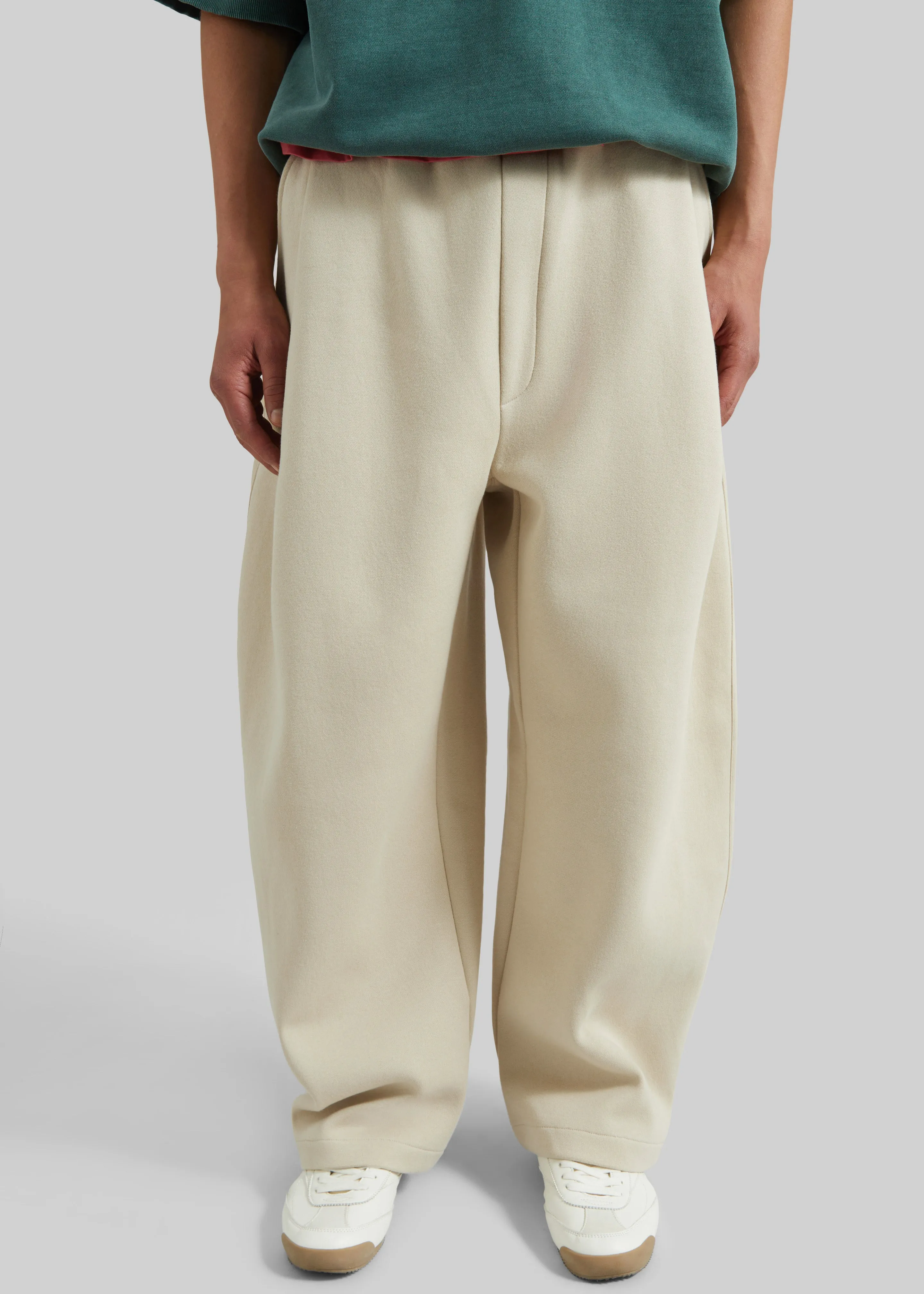 Nas Barrel Leg Sweatpants - Beige sold by Frankie Shop product image thumbnail 2