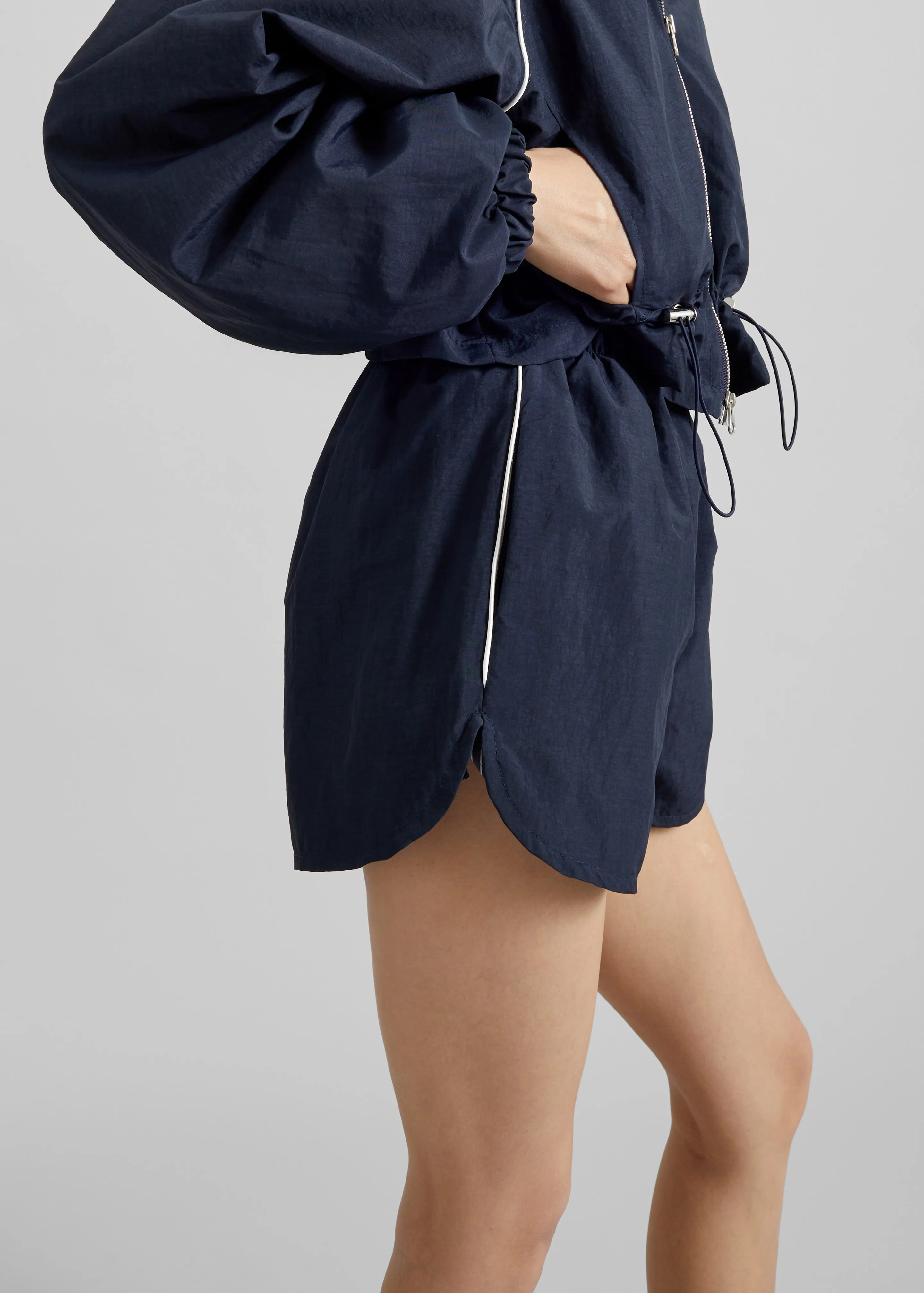 Arizona Track Shorts - Navy sold by Frankie Shop product image thumbnail 2