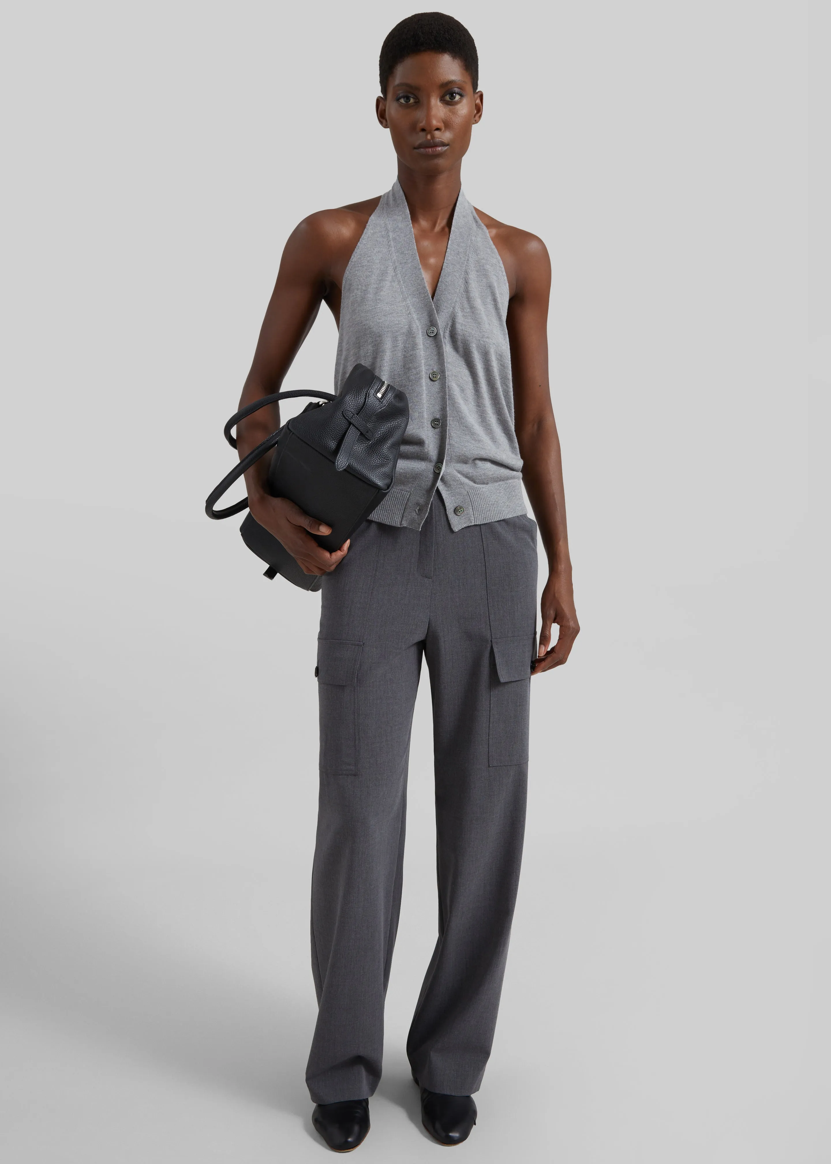 Holborn Cargo Pants - Grey Melange sold by Frankie Shop product image thumbnail 4
