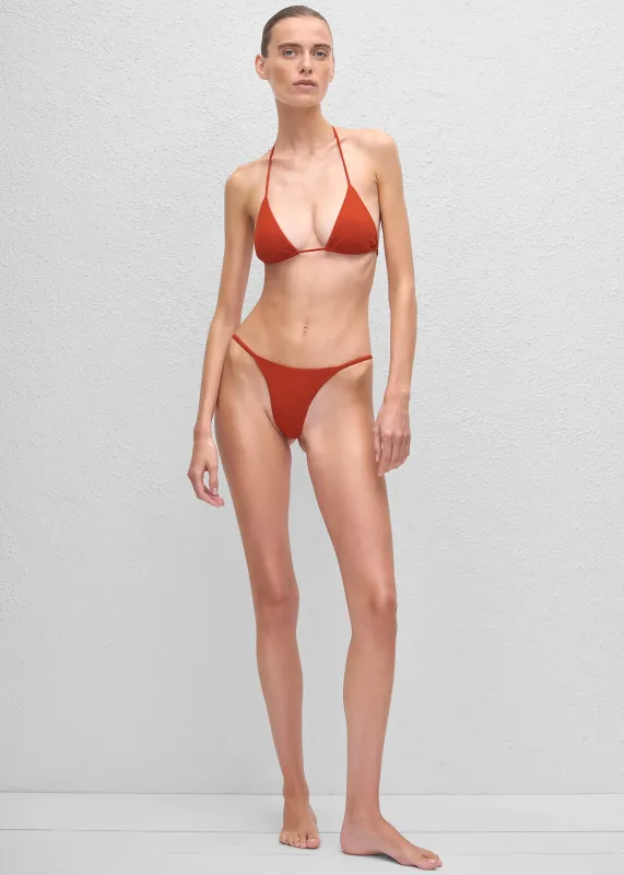 Matteau Tres Petite Briefs - Tomato Crinkle made by Matteau
