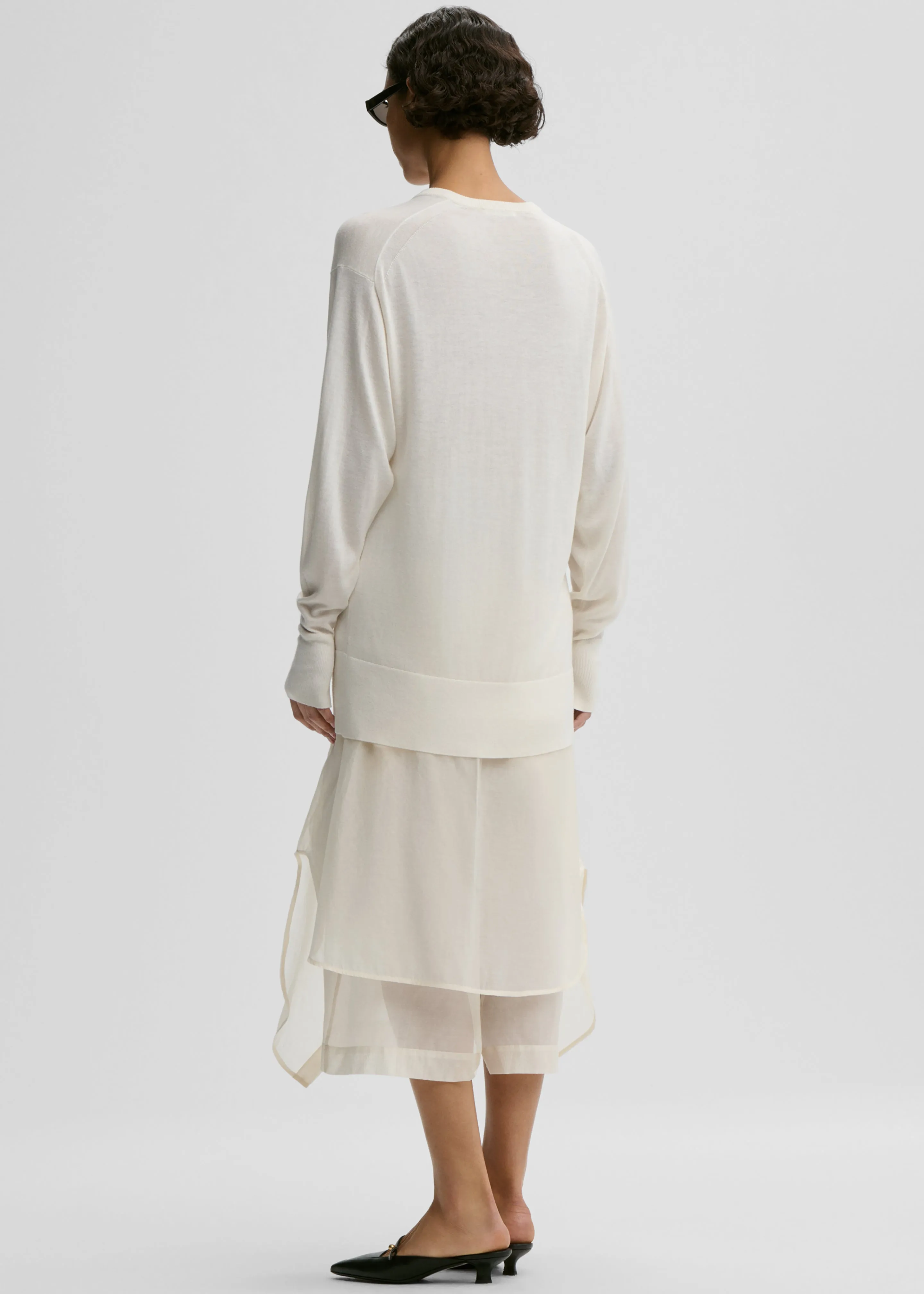 By Malene Birger Derya Sweater - Soft White sold by Frankie Shop product image thumbnail 3