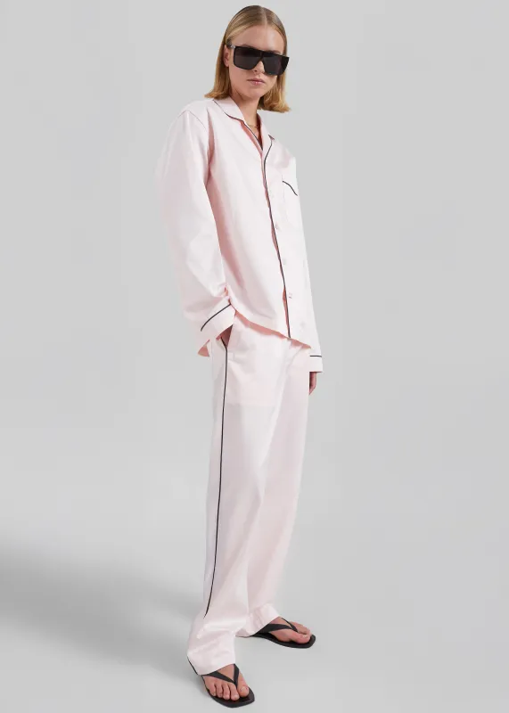 Tekla Sateen Pyjama Pants - Porter made by Frankie Shop