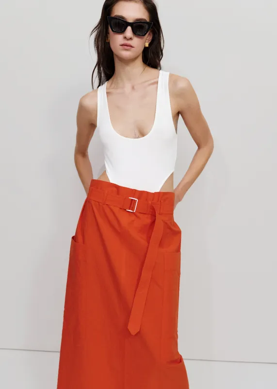 Bevza House Skirt - Carrot Red made by Bevza