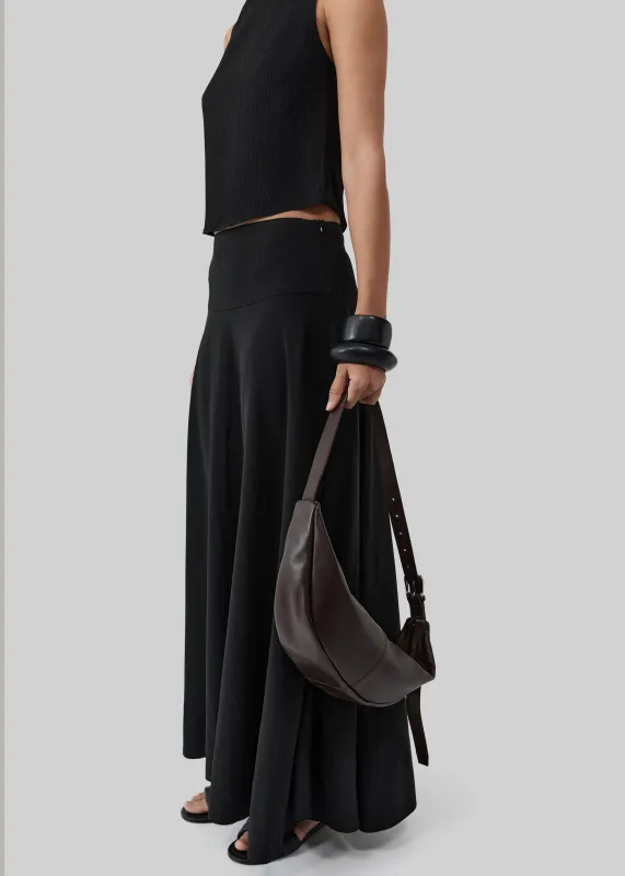 St. Agni Adjustable Slim Crescent Bag - Coffee made by St. Agni