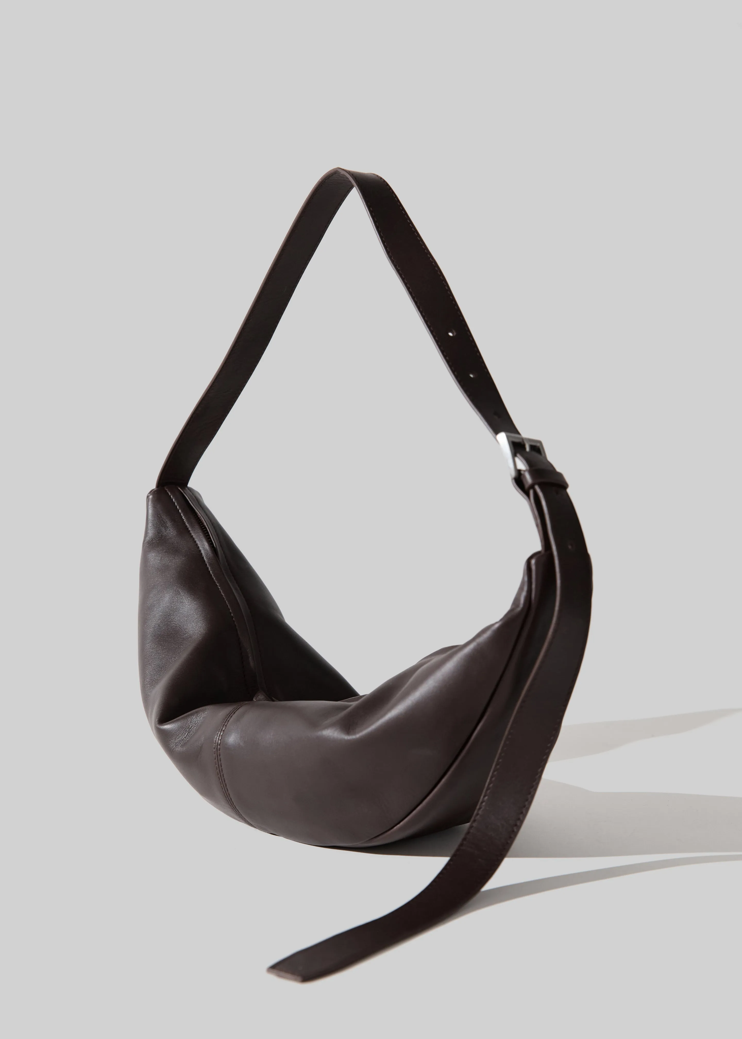 St. Agni Adjustable Slim Crescent Bag - Coffee sold by Frankie Shop product image thumbnail 2