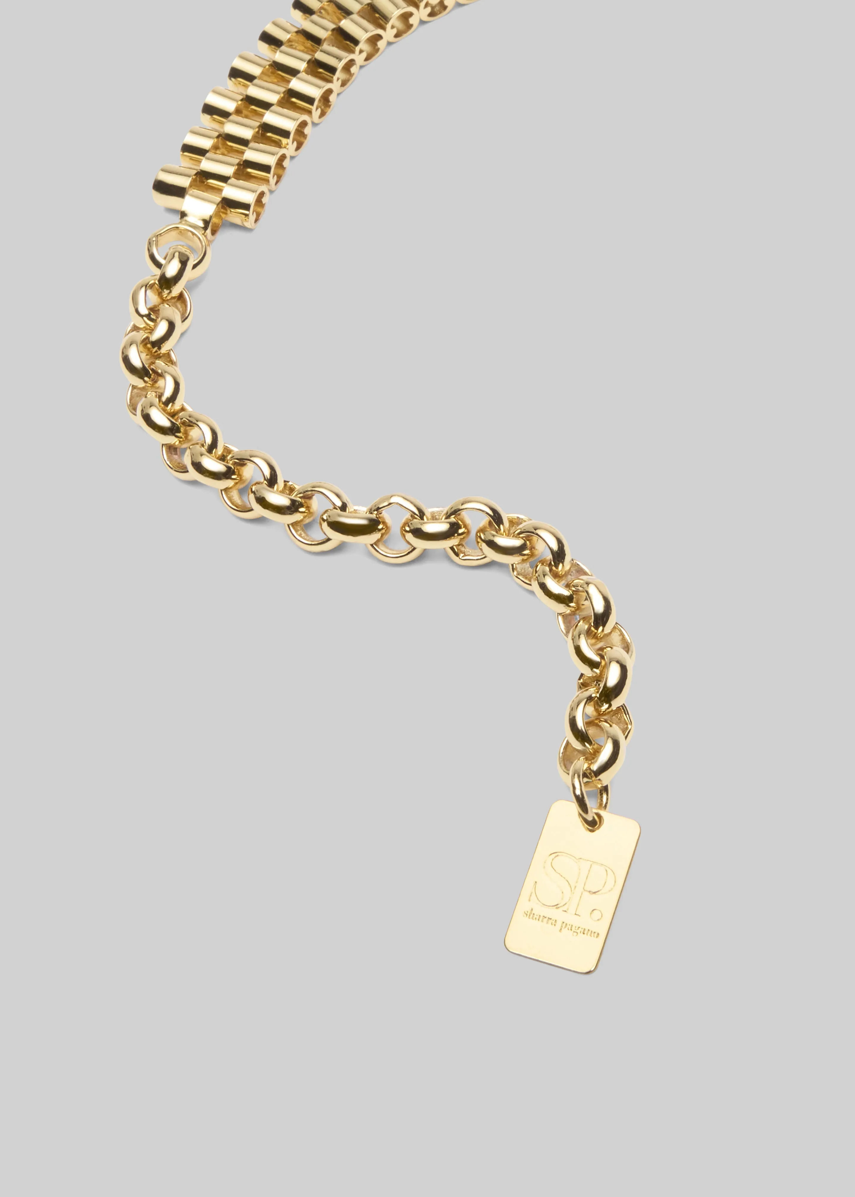 Sharra Pagano On Time Necklace - Gold sold by Frankie Shop product image thumbnail 3