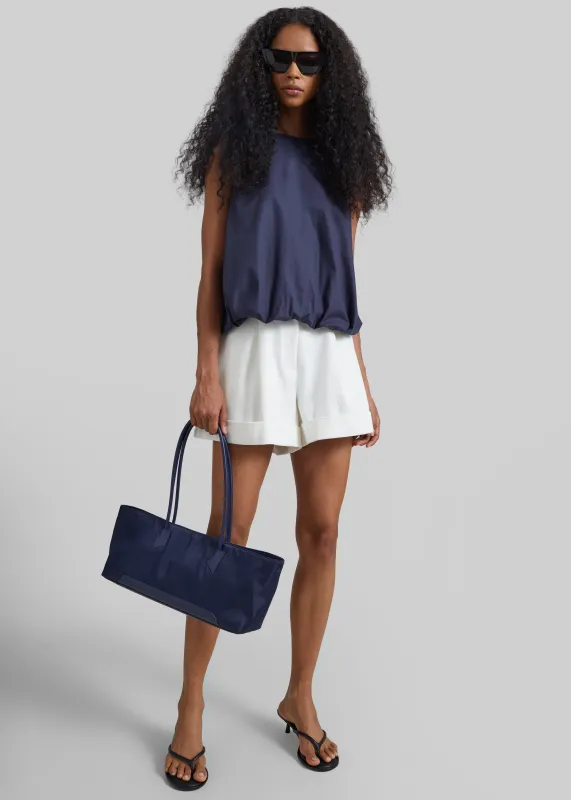 Norea Sleeveless Balloon Top - Navy made by Toogood