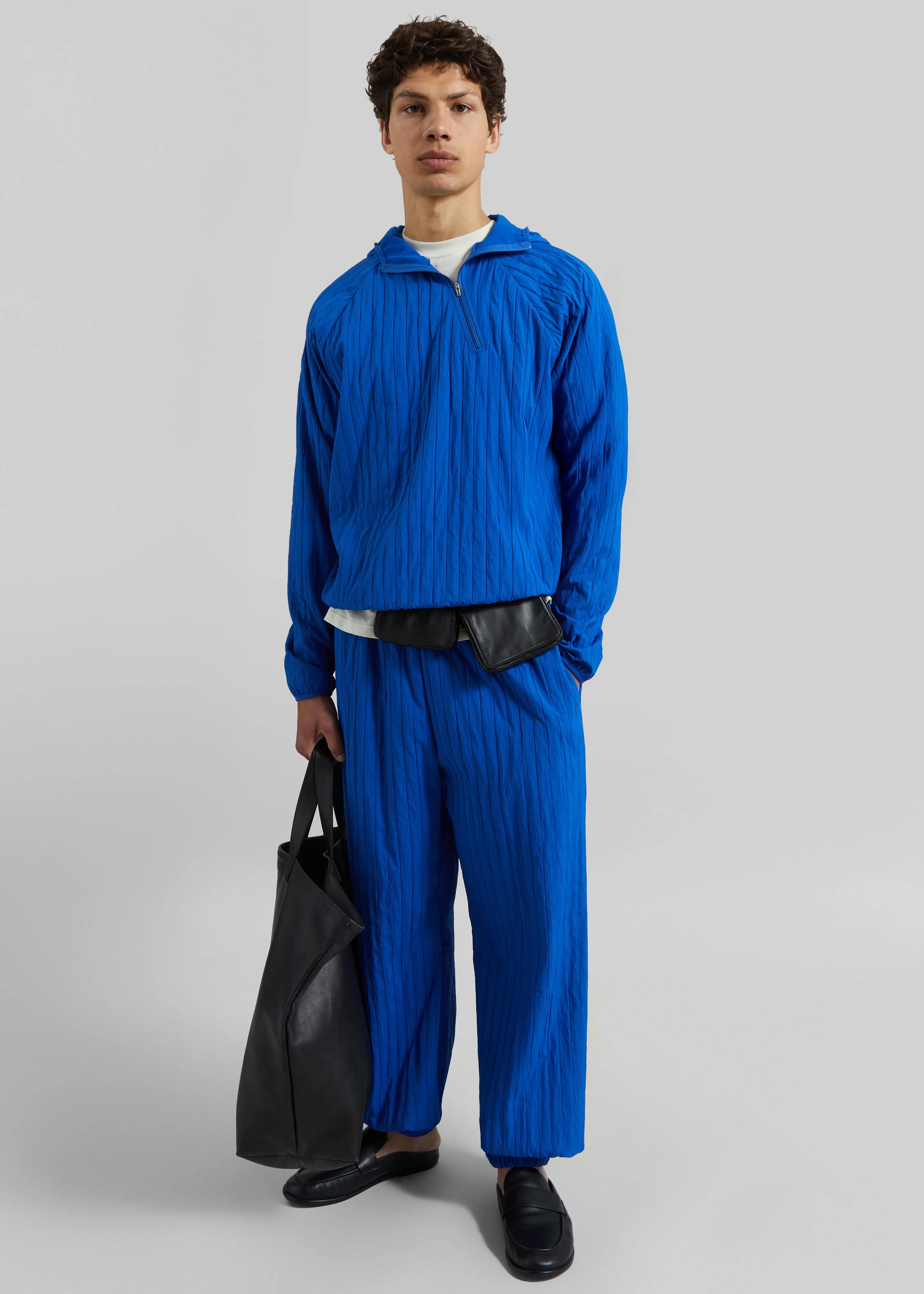 Dario Textured Hoodie - Cobalt sold by Frankie Shop product image thumbnail 5