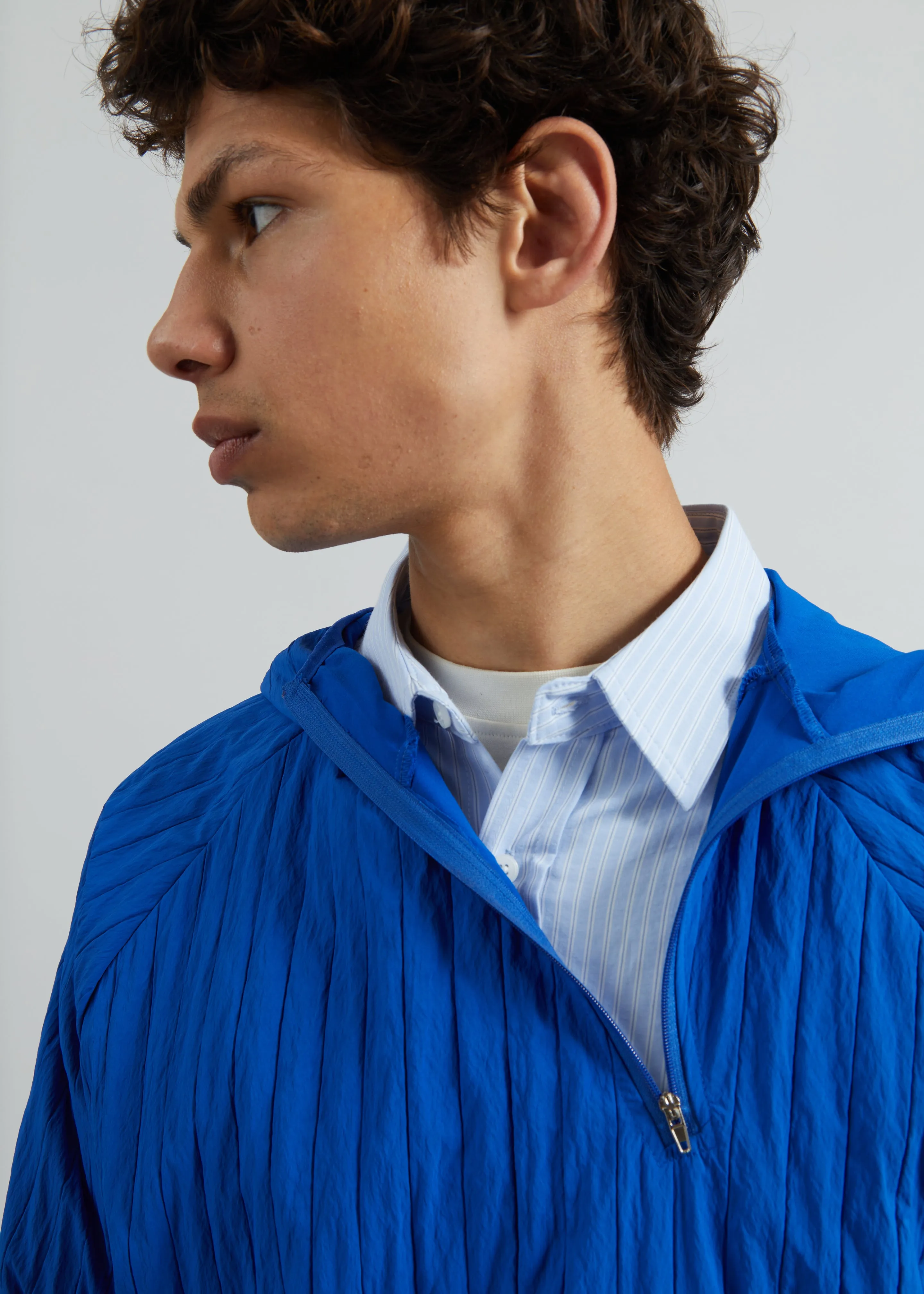 Dario Textured Hoodie - Cobalt sold by Frankie Shop product image thumbnail 3
