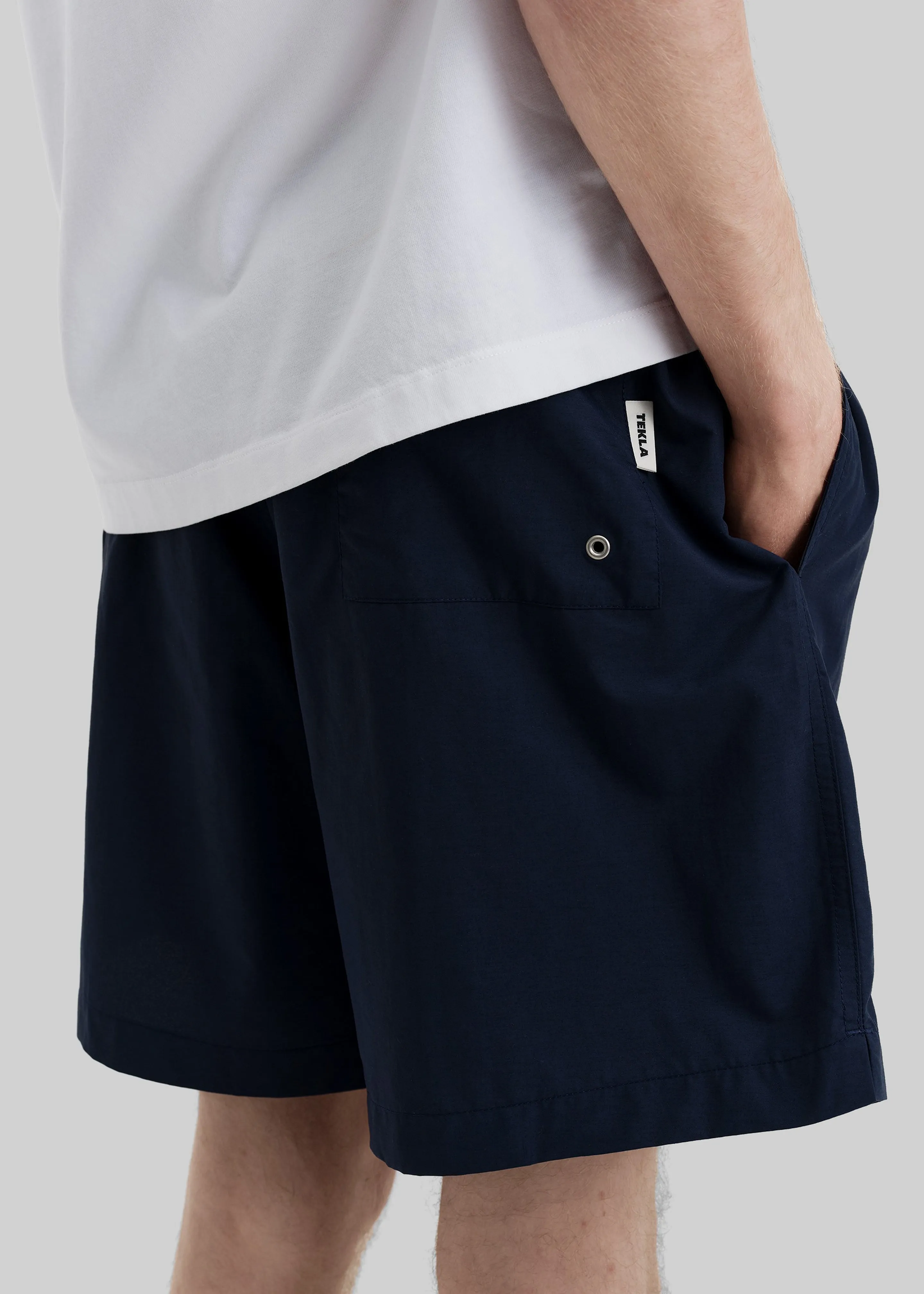 Tekla Swim Shorts - Navy sold by Frankie Shop product image thumbnail 3