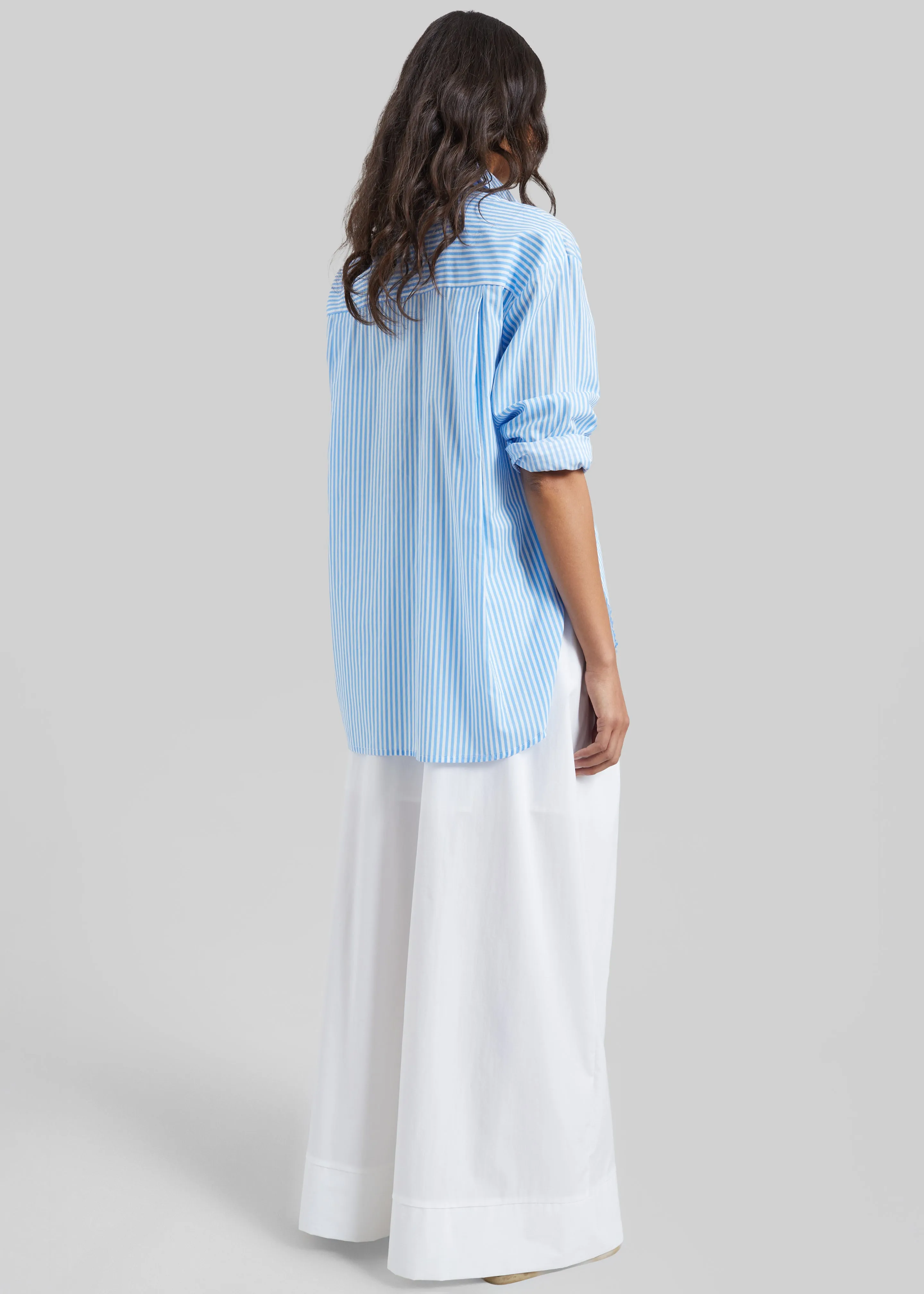 Trivio Poplin Wide Leg Pants - White sold by Frankie Shop product image thumbnail 5