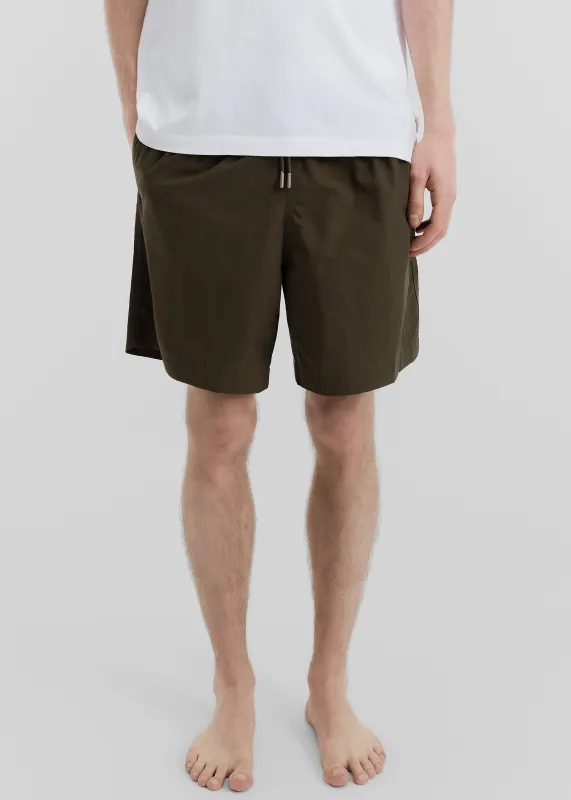 Tekla Swim Shorts - Olive made by Frankie Shop