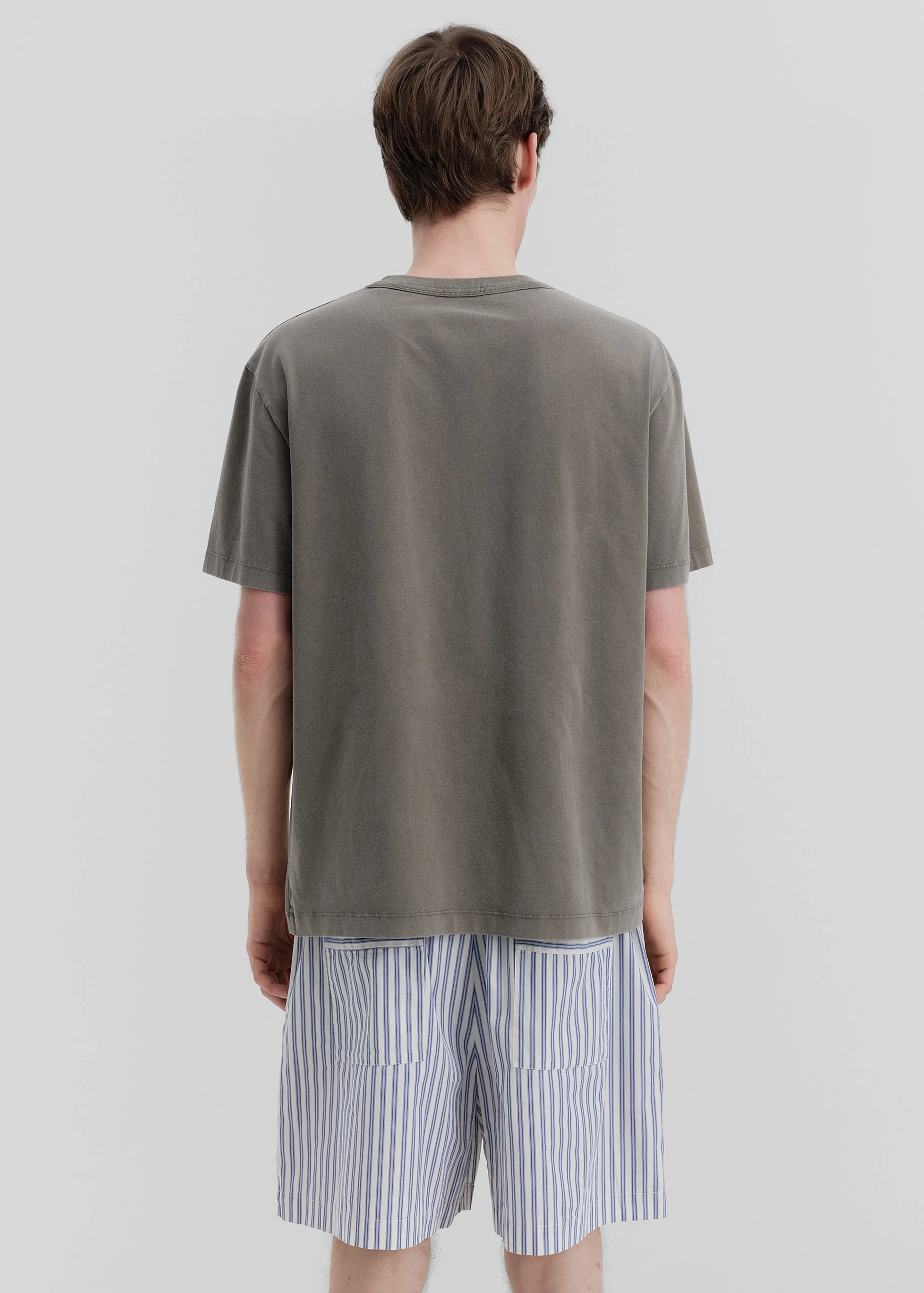 Tekla Men's T-Shirt - Sun Bleached Taupe sold by Frankie Shop product image thumbnail 4