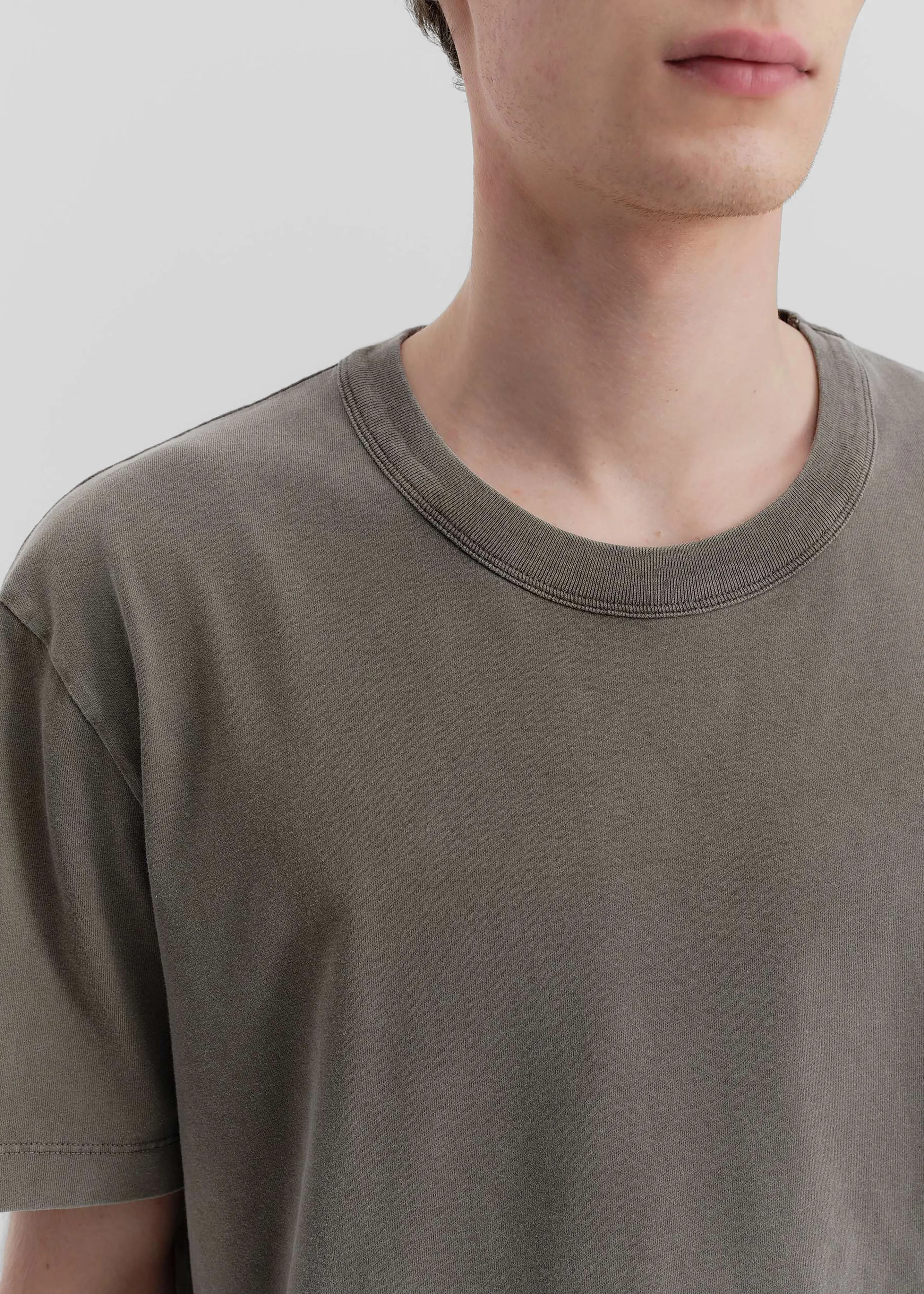 Tekla Men's T-Shirt - Sun Bleached Taupe sold by Frankie Shop product image thumbnail 2