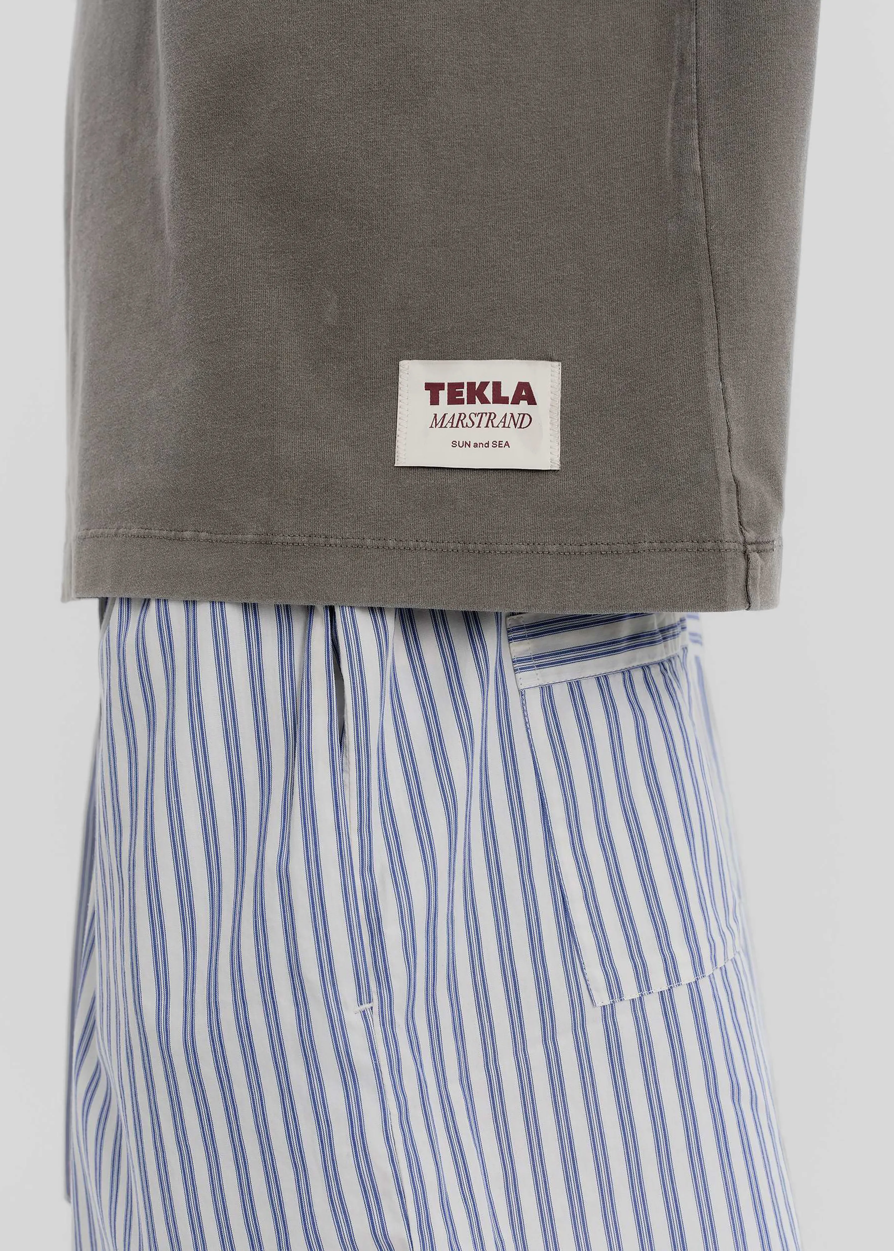 Tekla Men's T-Shirt - Sun Bleached Taupe sold by Frankie Shop product image thumbnail 3