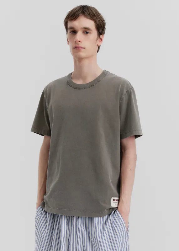 Tekla Men's T-Shirt - Sun Bleached Taupe made by Frankie Shop
