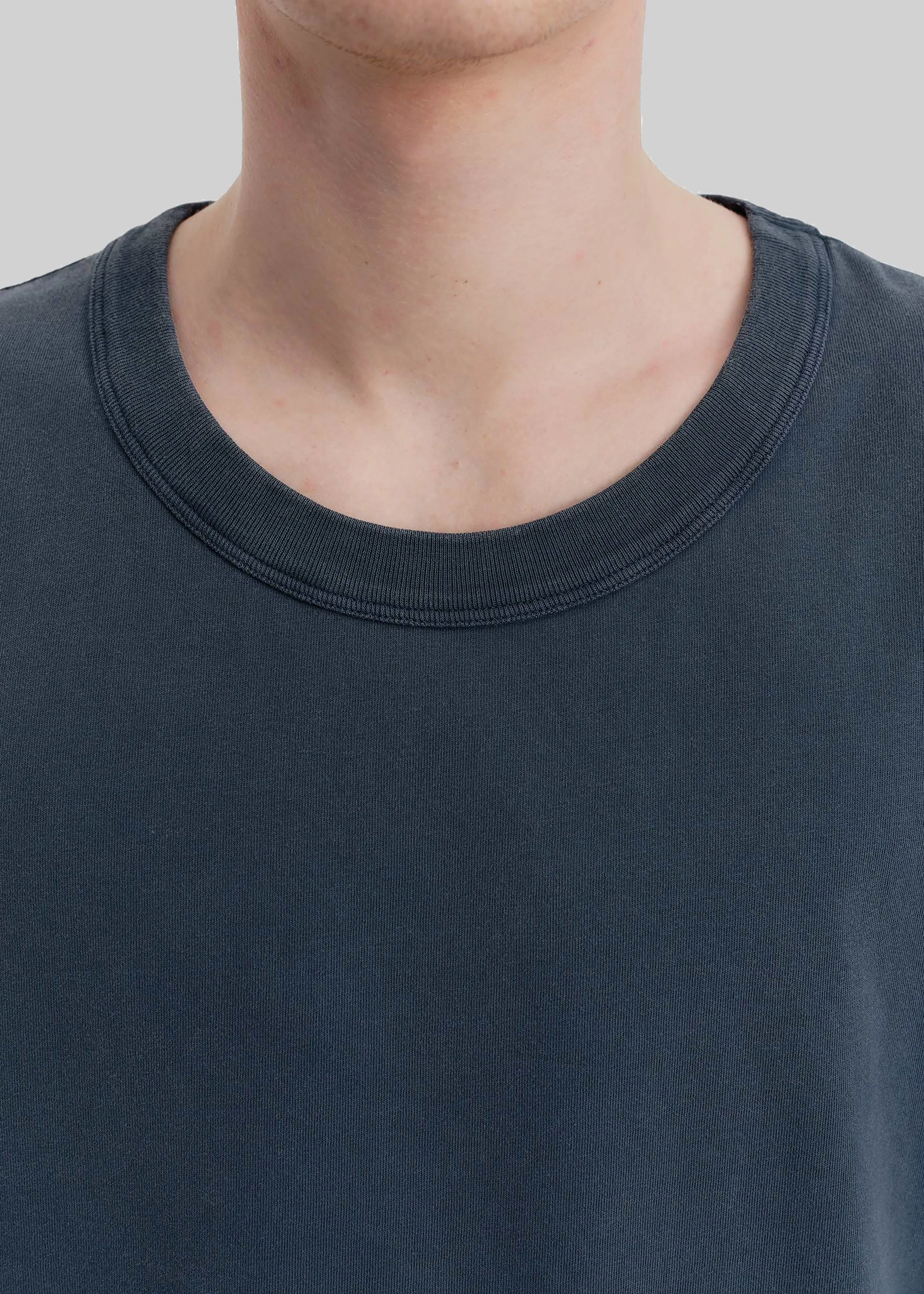 Tekla Men's T-Shirt - Sun Bleached Navy sold by Frankie Shop product image thumbnail 3