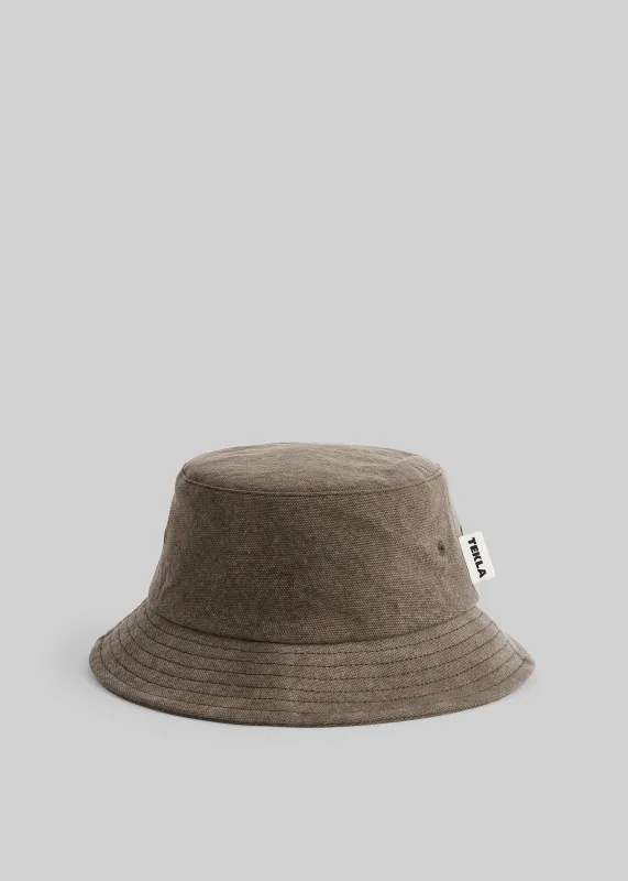 Tekla Bucket Hat - Sun Bleached Taupe made by Frankie Shop