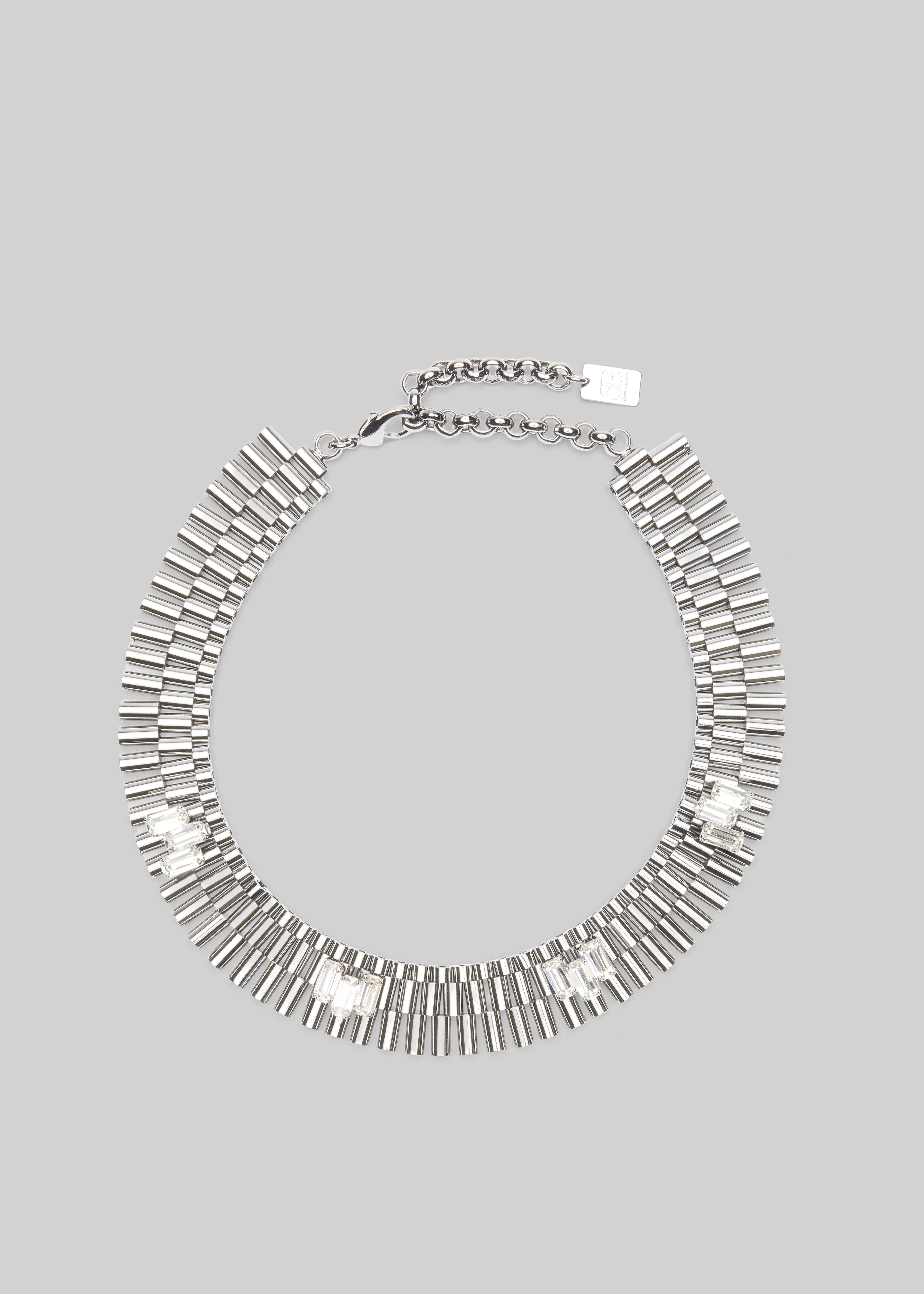 Sharra Pagano On Time Necklace - Silver sold by Frankie Shop product image thumbnail 2