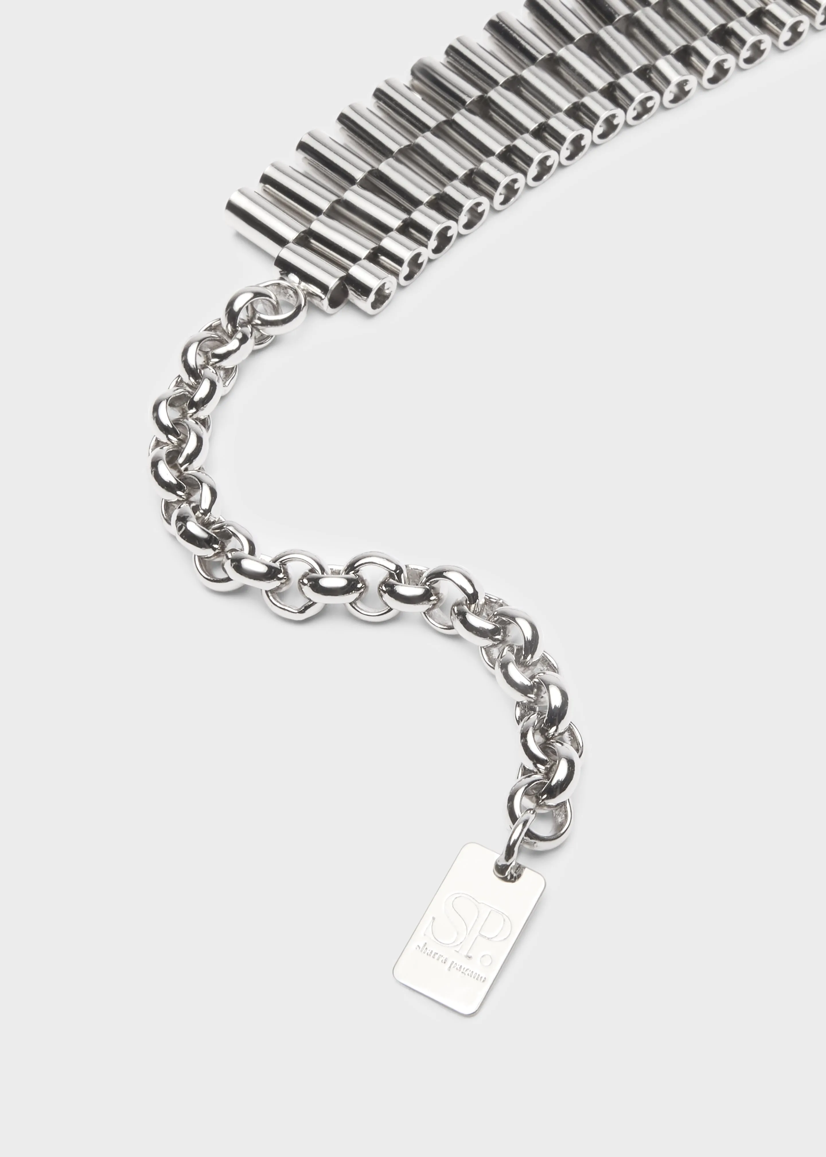 Sharra Pagano On Time Necklace - Silver sold by Frankie Shop product image thumbnail 4