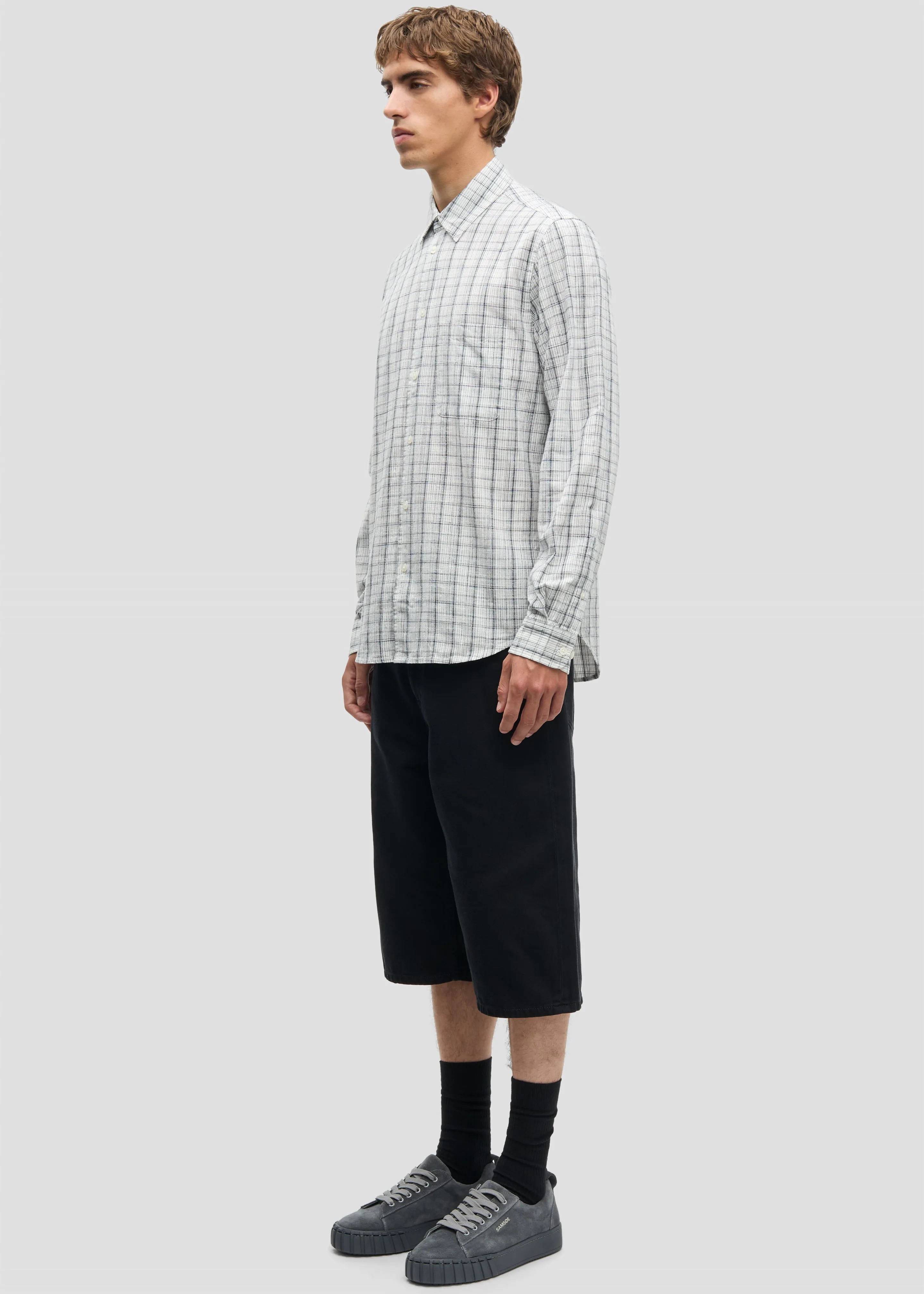 Samsøe Samsøe Saliam Nj Shirt - Salute Ch sold by Frankie Shop product image thumbnail 3