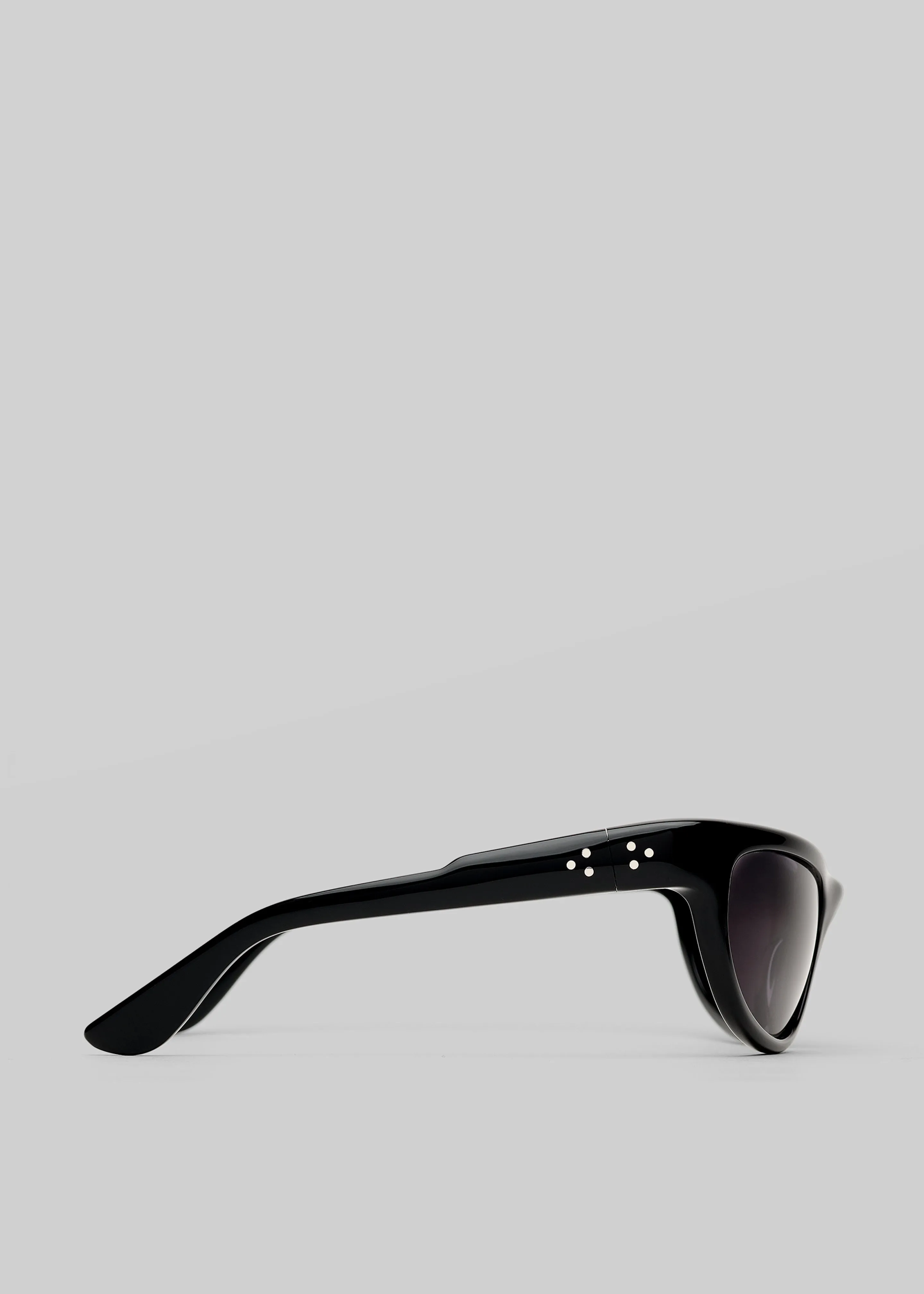 Port Tanger Agha Sunglasses - Black Acetate / Black Lens sold by Frankie Shop product image thumbnail 4