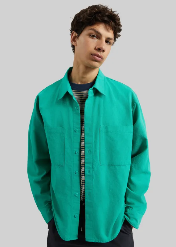 Keller Cotton Shirt - Green made by Frankie Shop