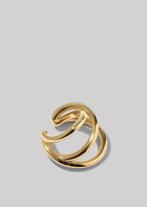Otiumberg Spiralis Ear Cuff - Gold made by Otiumberg