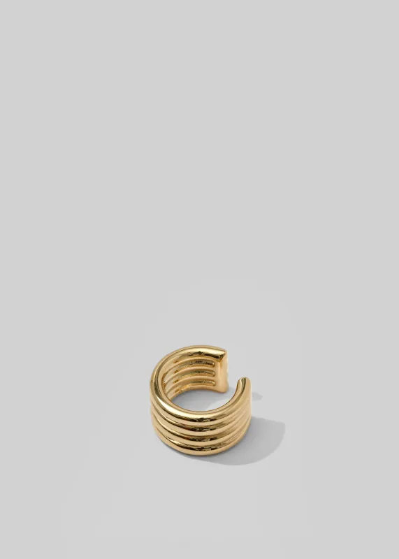 Otiumberg Stratis Cuff - Gold made by Otiumberg