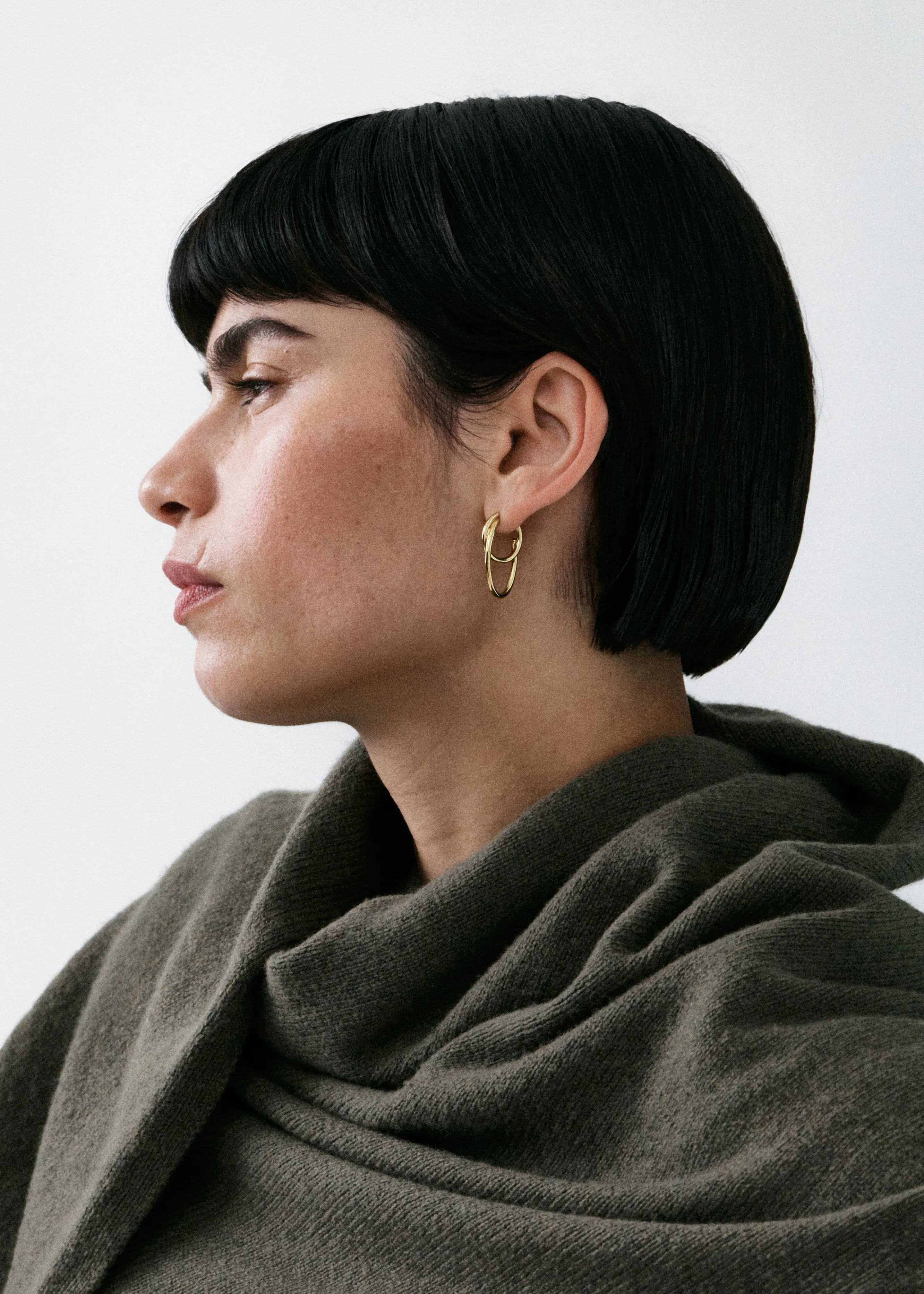 Otiumberg Loom Earrings - Gold sold by Frankie Shop product image thumbnail 3