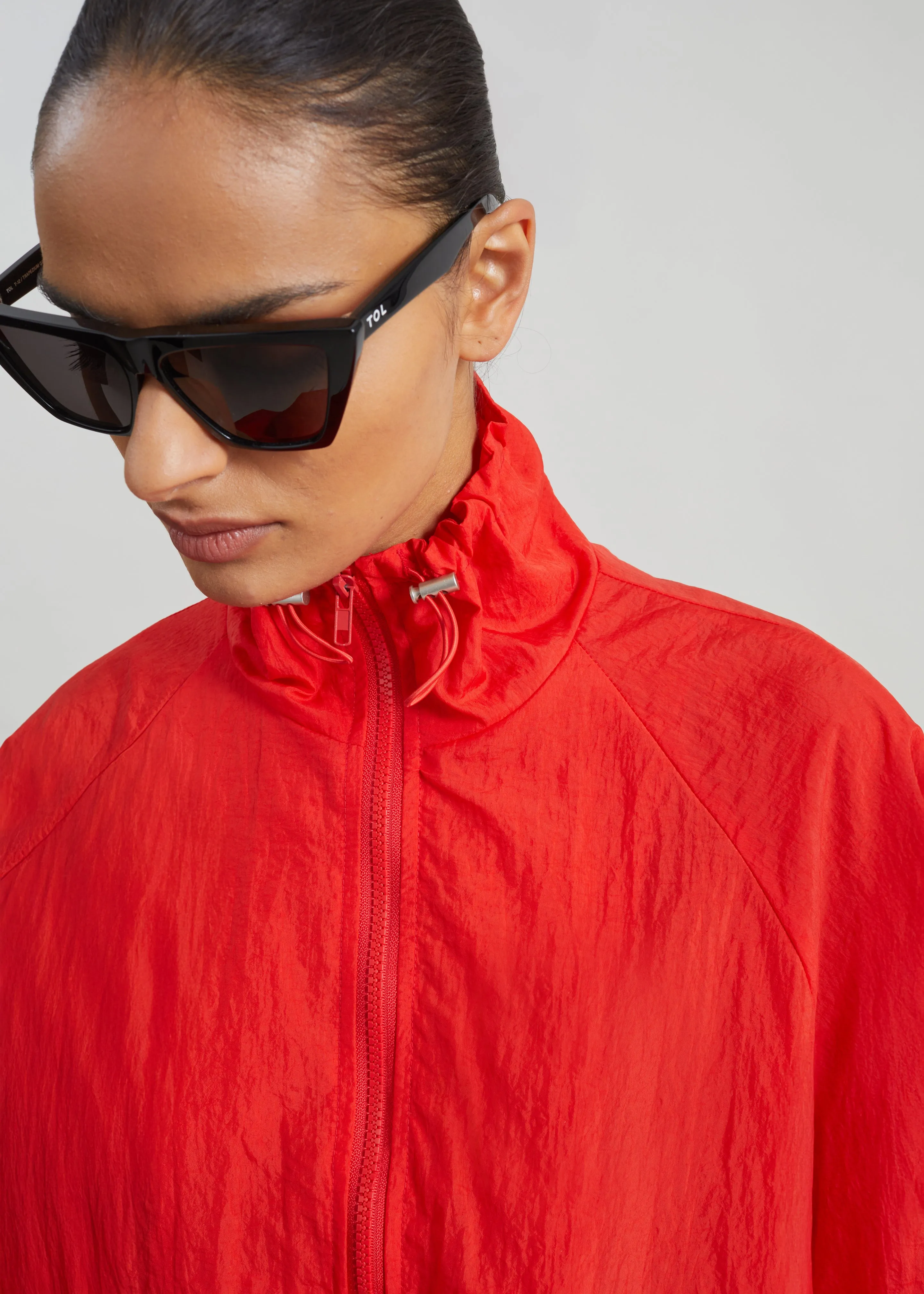 Antonelli Windbreaker Jacket - Red sold by Frankie Shop product image thumbnail 4