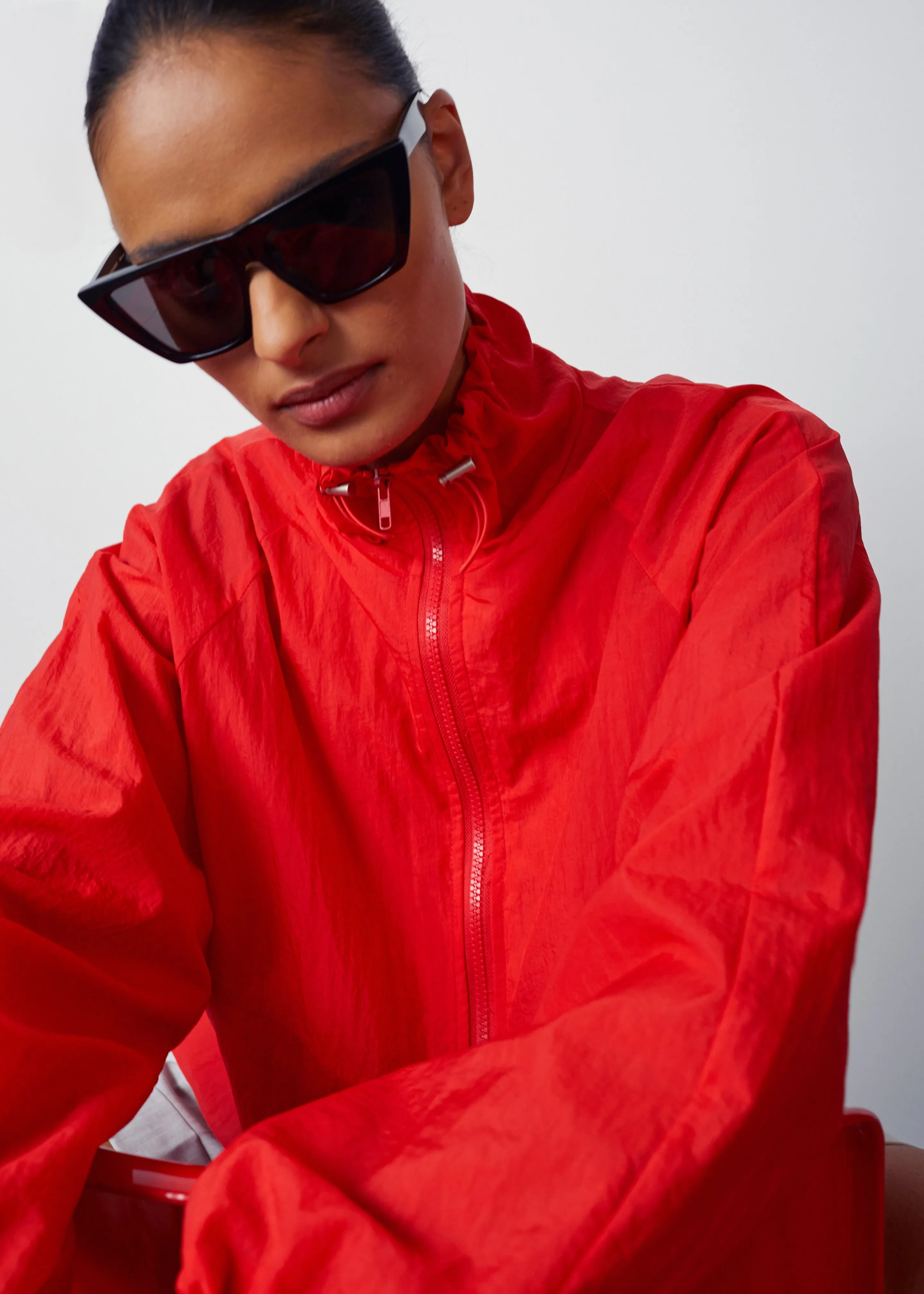 Antonelli Windbreaker Jacket - Red sold by Frankie Shop product image thumbnail 5