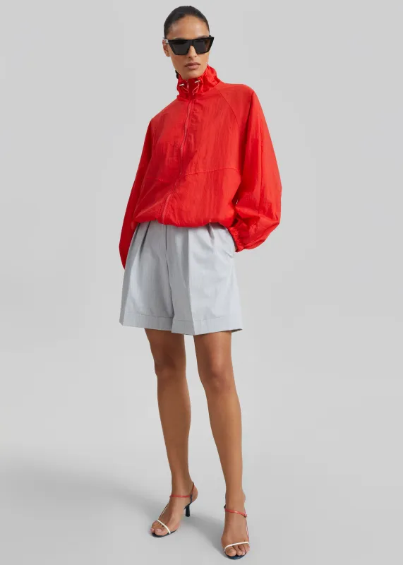 Antonelli Windbreaker Jacket - Red made by Frankie Shop