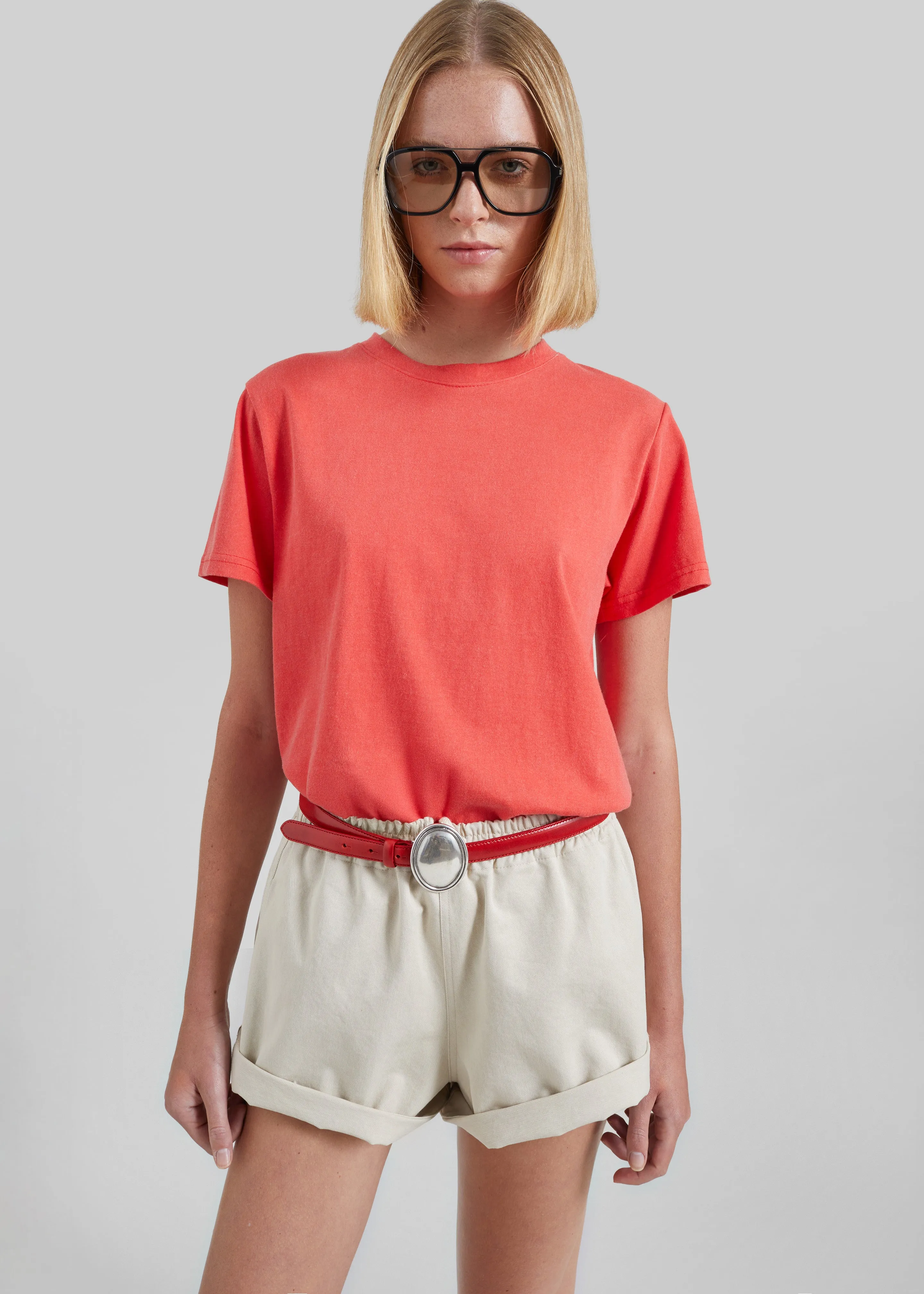 Meriot Simple Tee - Red sold by Frankie Shop product image thumbnail 3